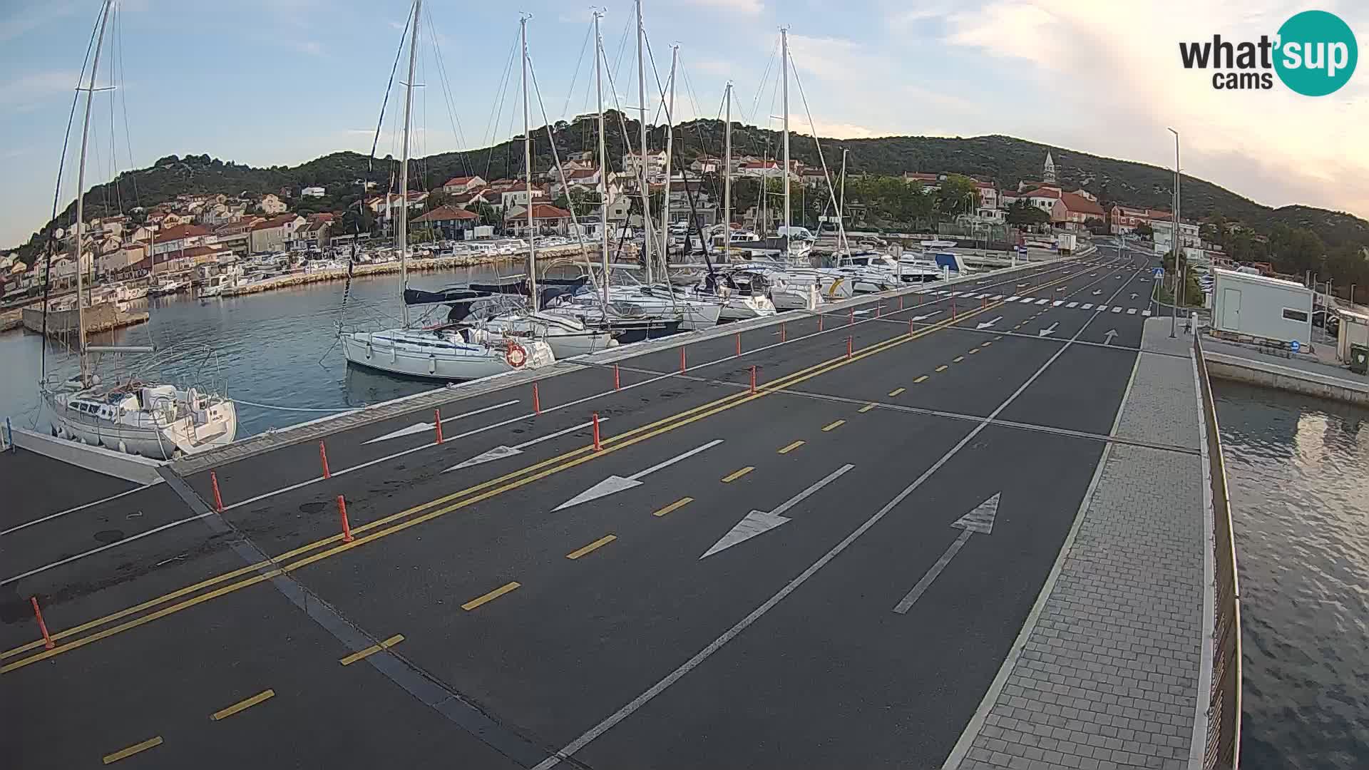 Dalmacija Trajekt Tkon – spletne kamere Hrvaška