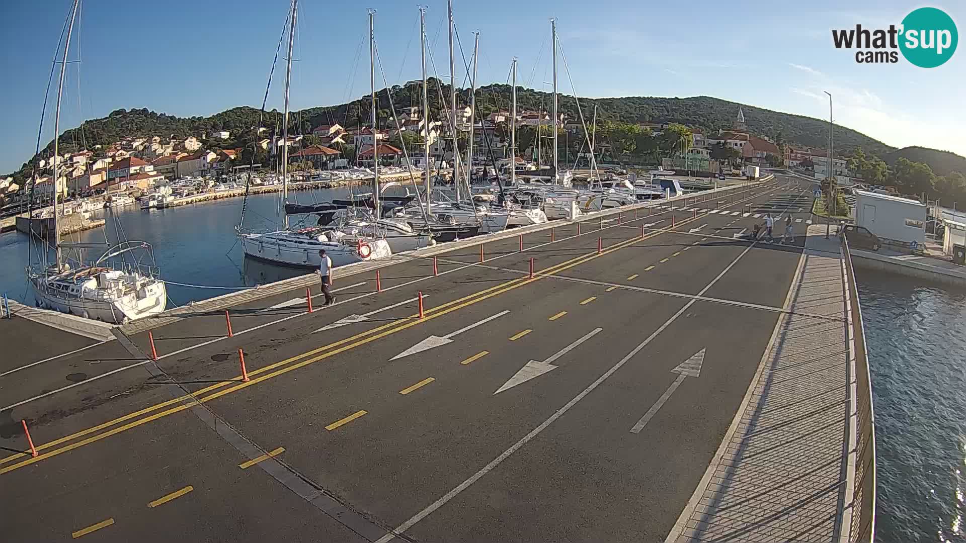 Dalmacia Tkon Transportar- webcams Croacia