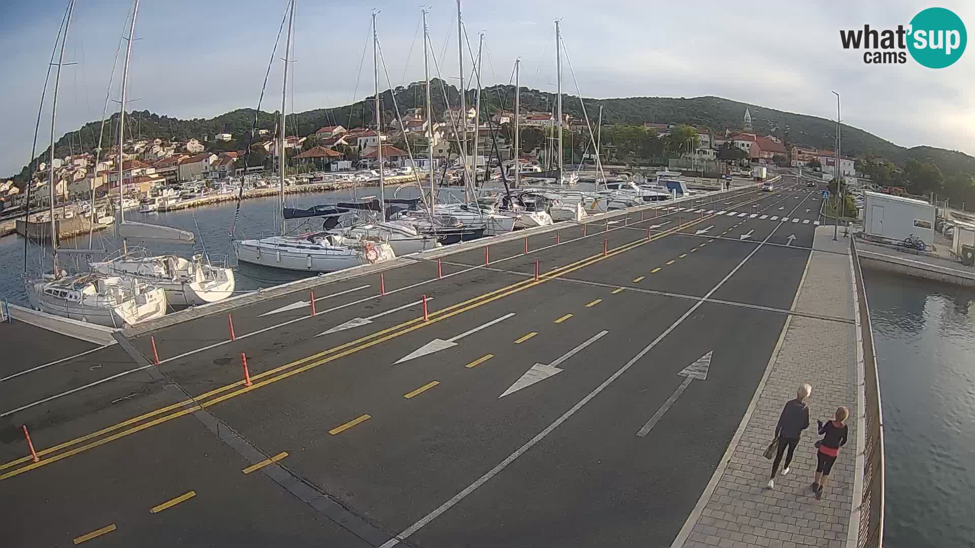 Dalmacija Trajekt Tkon – spletne kamere Hrvaška