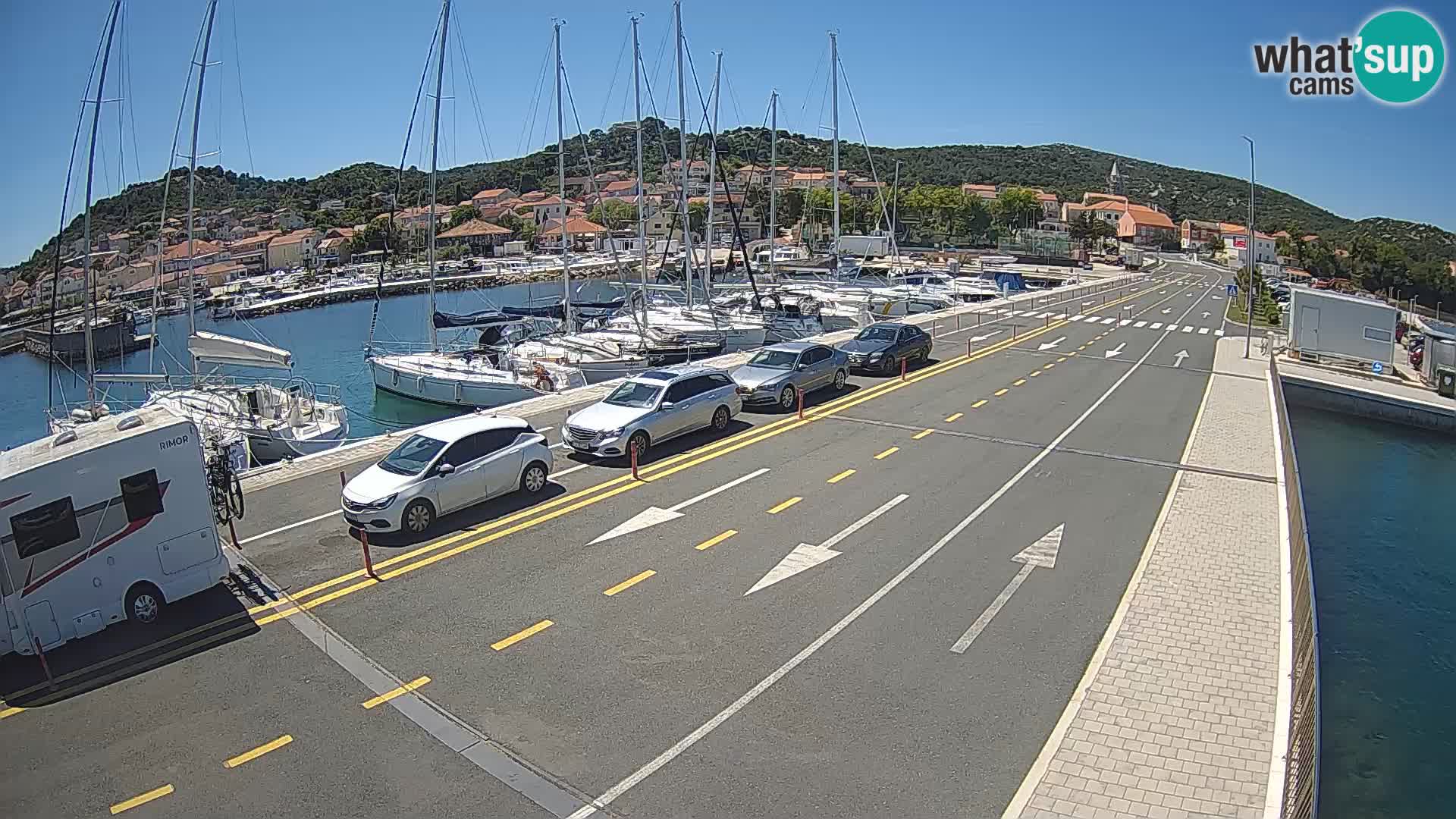 Dalmacia Tkon Transportar- webcams Croacia