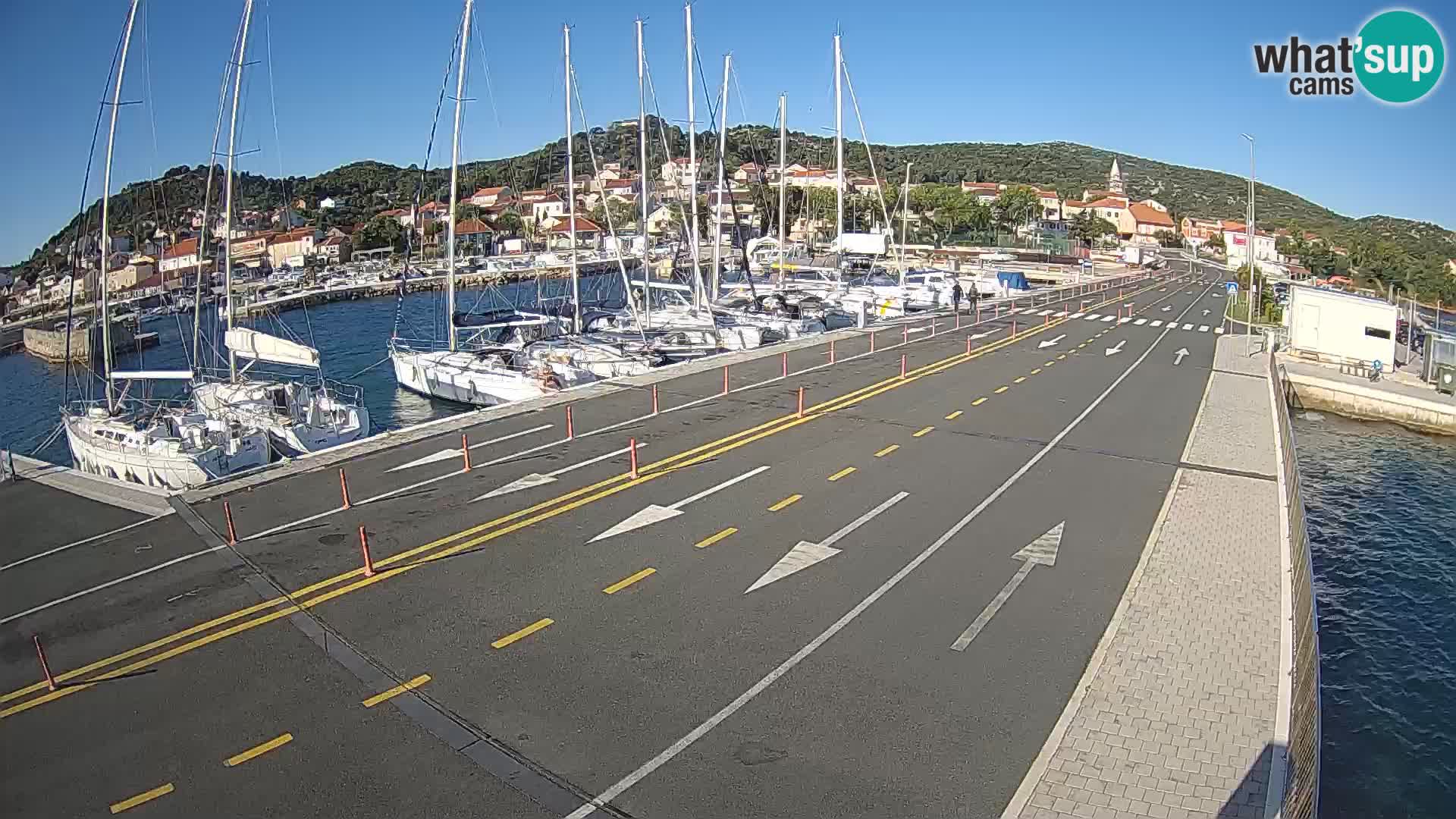 Dalmacija Trajekt Tkon – spletne kamere Hrvaška