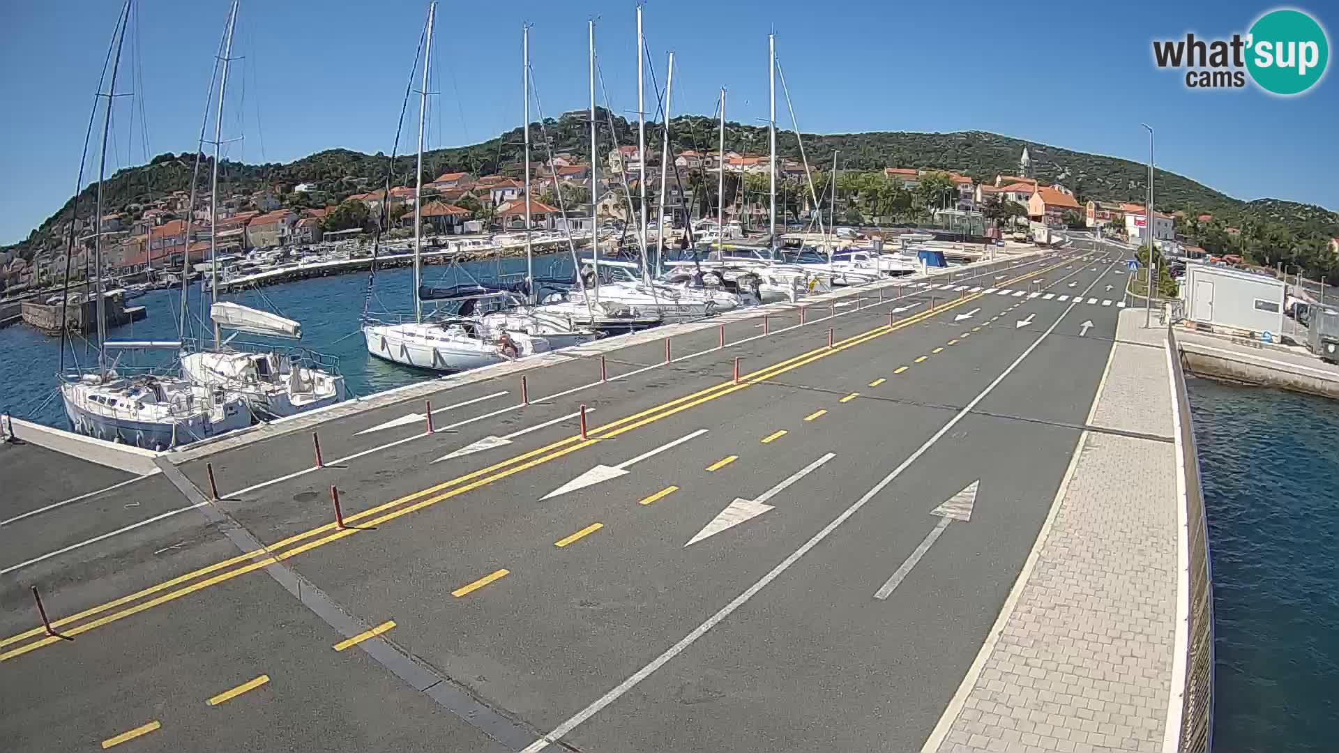 Dalmacija Trajekt Tkon – spletne kamere Hrvaška