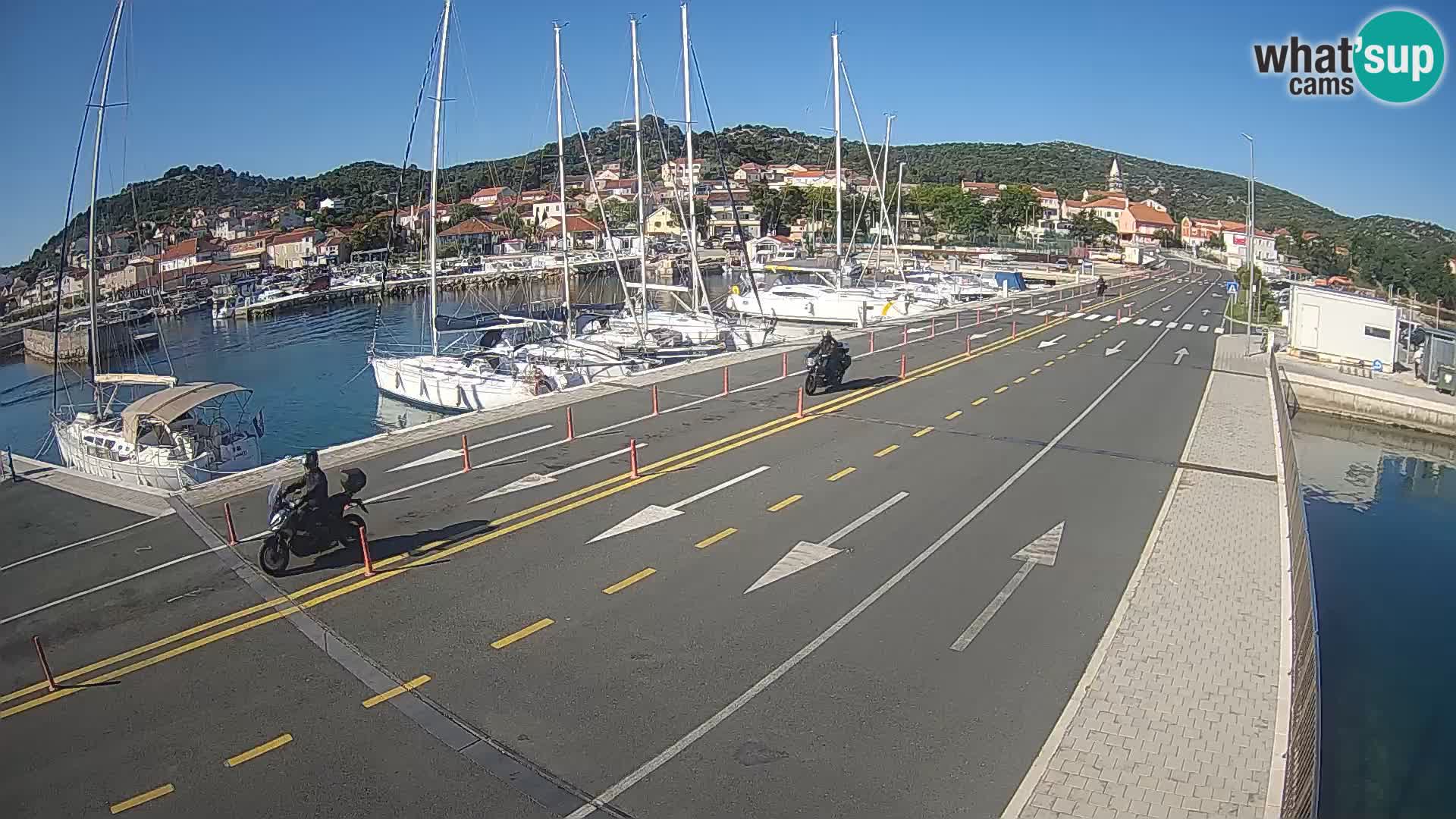 Dalmacia Tkon Transportar- webcams Croacia