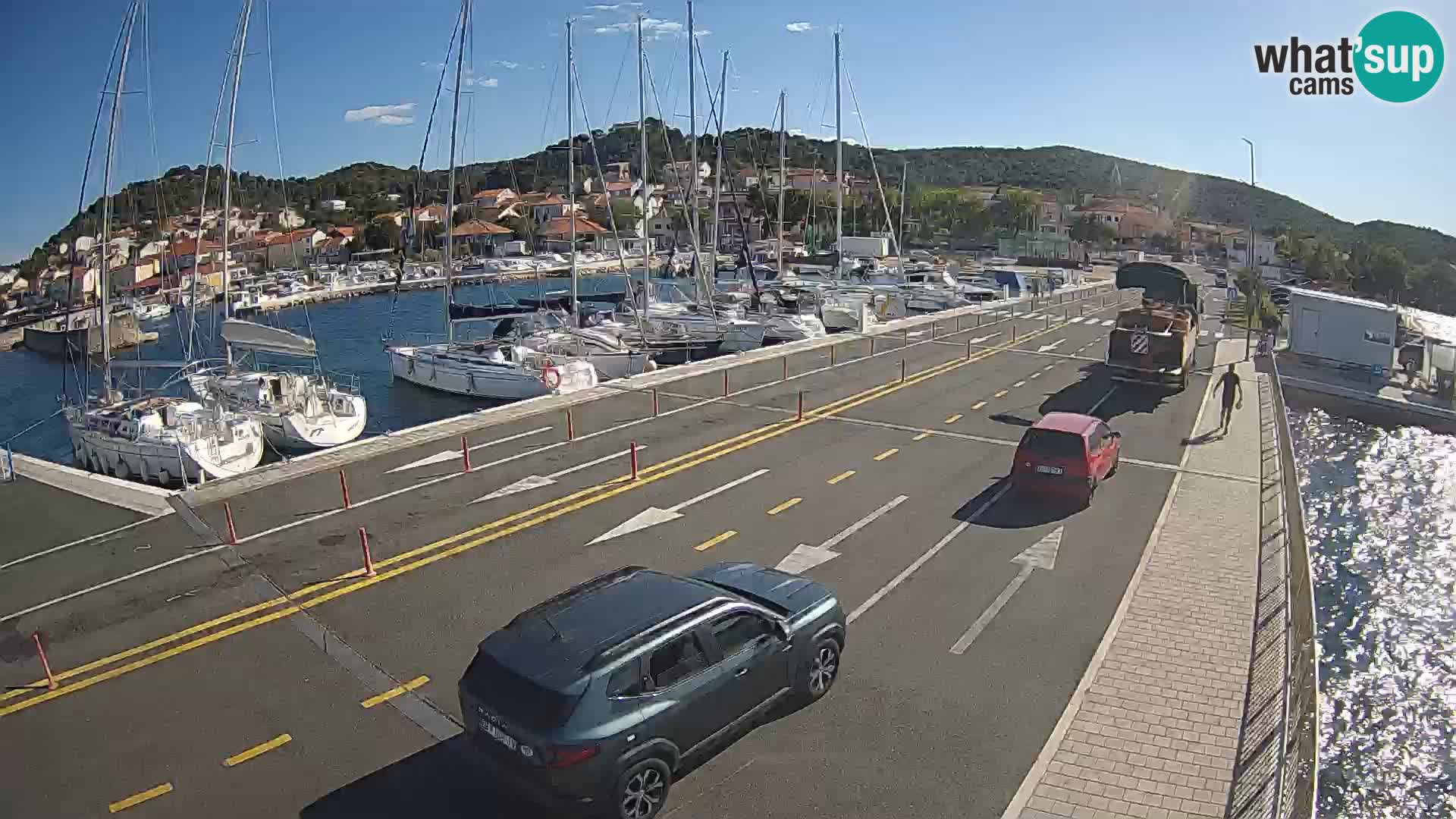 Dalmatie Tkon Traversier – webcams Croatie