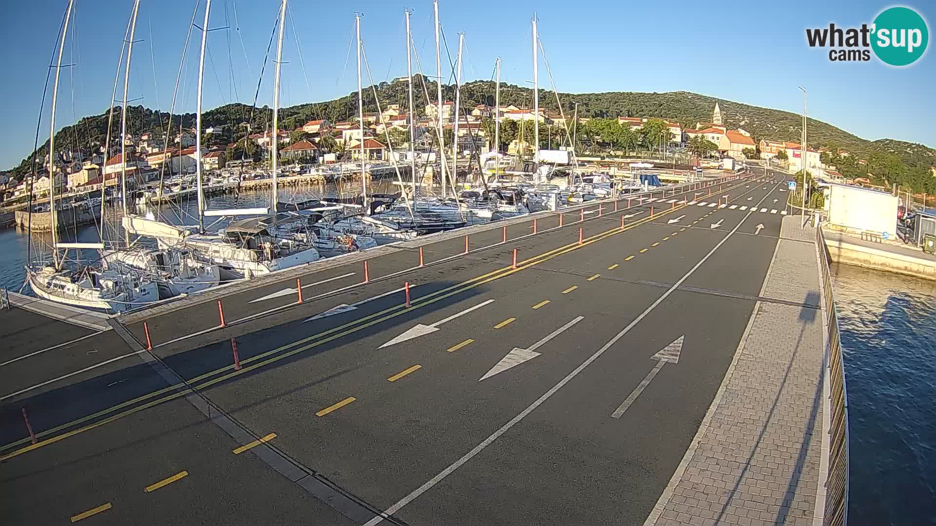 Dalmazia traghetto Tkon – webcam Croazia