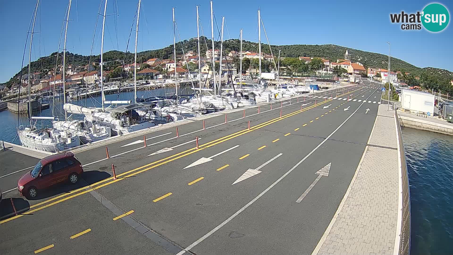 Dalmacija Trajekt Tkon – spletne kamere Hrvaška