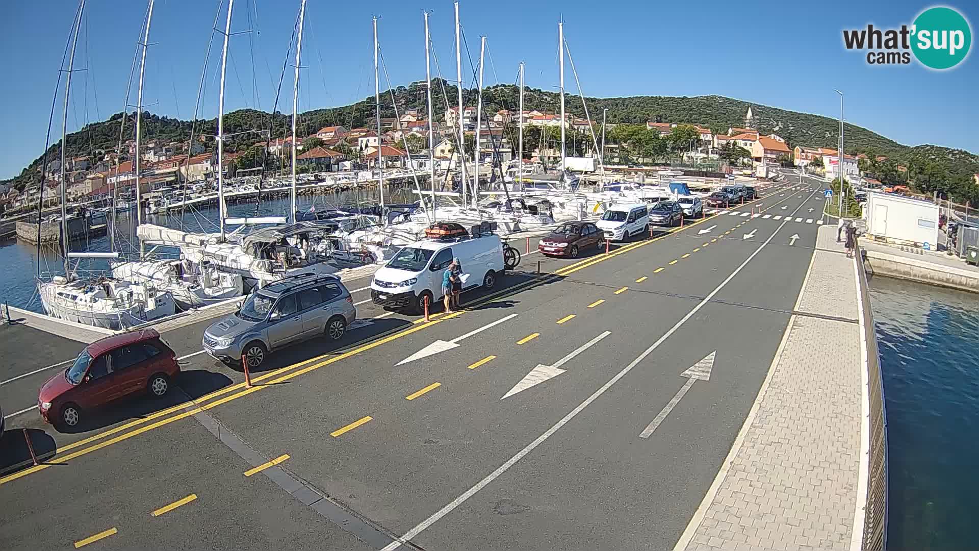Dalmatie Tkon Traversier – webcams Croatie