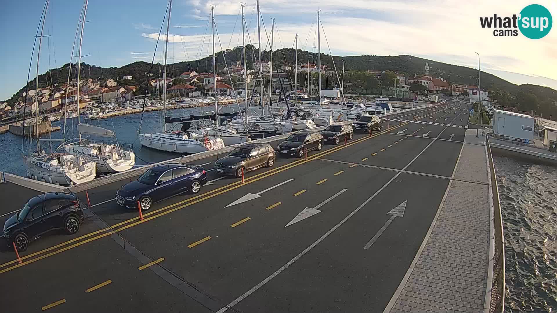 Dalmatie Tkon Traversier – webcams Croatie