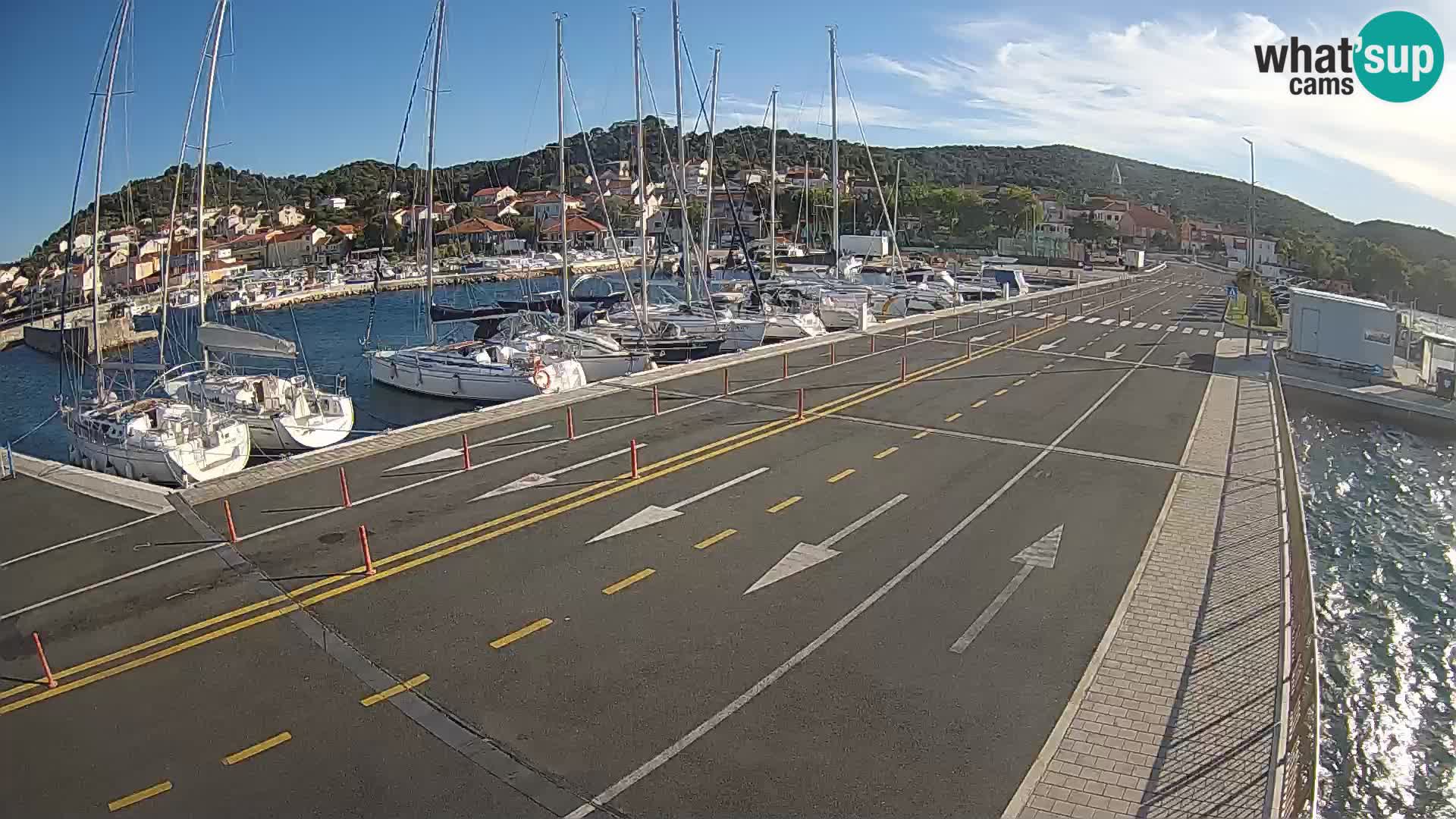 Dalmacia Tkon Transportar- webcams Croacia