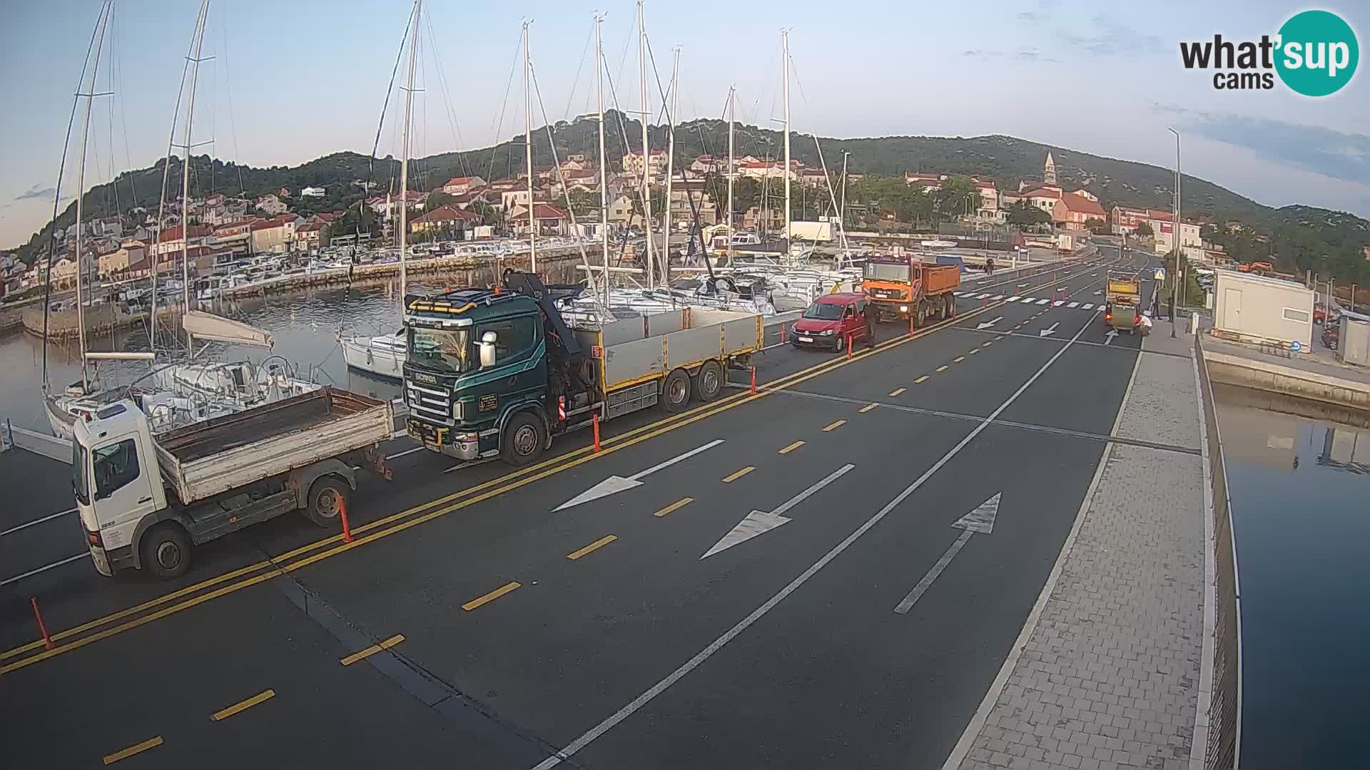 Dalmatie Tkon Traversier – webcams Croatie
