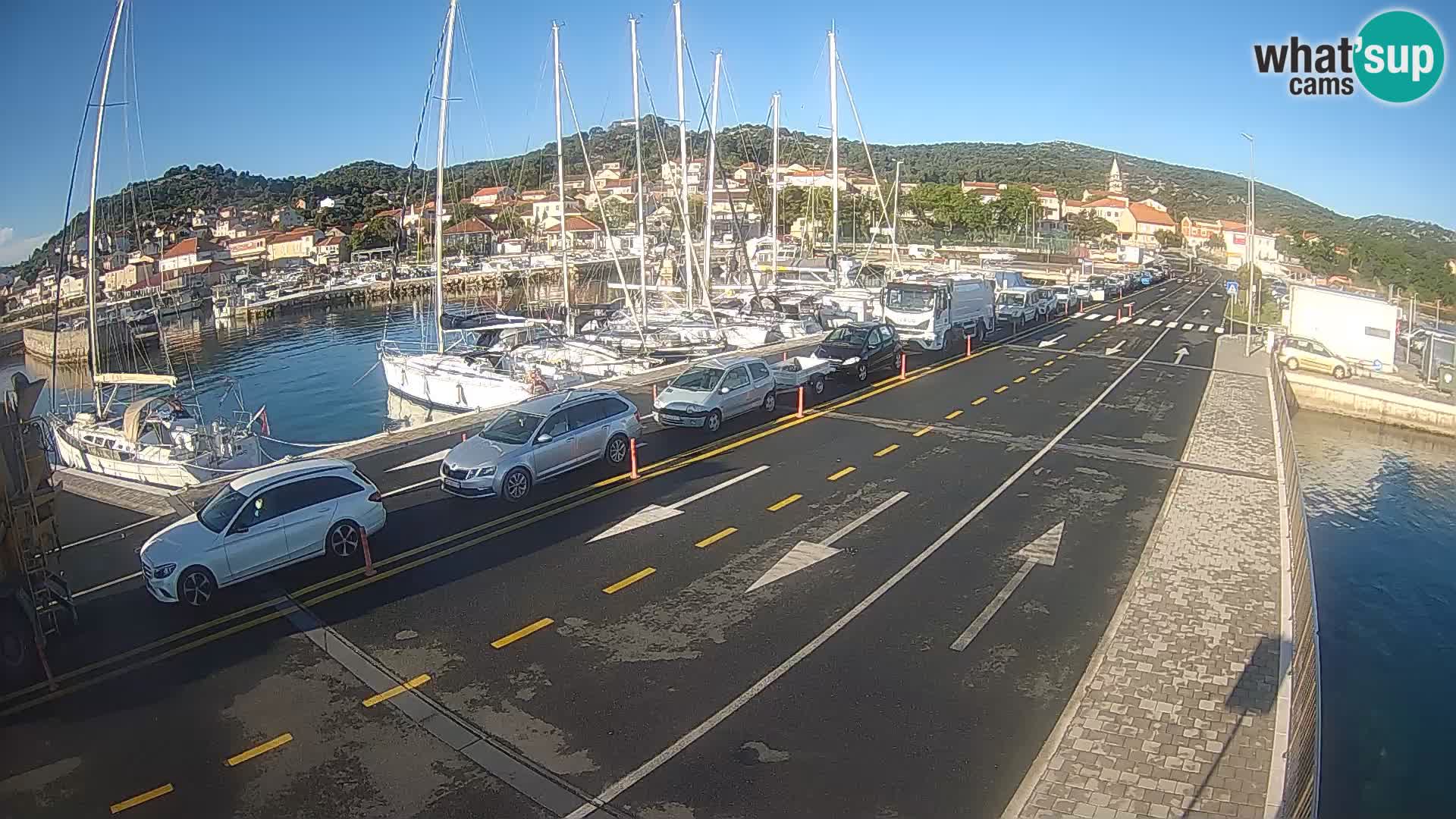 Dalmacia Tkon Transportar- webcams Croacia