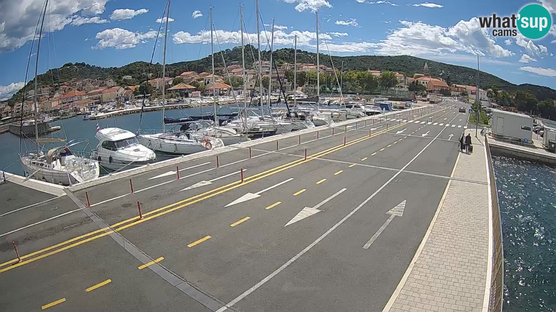 Dalmatie Tkon Traversier – webcams Croatie