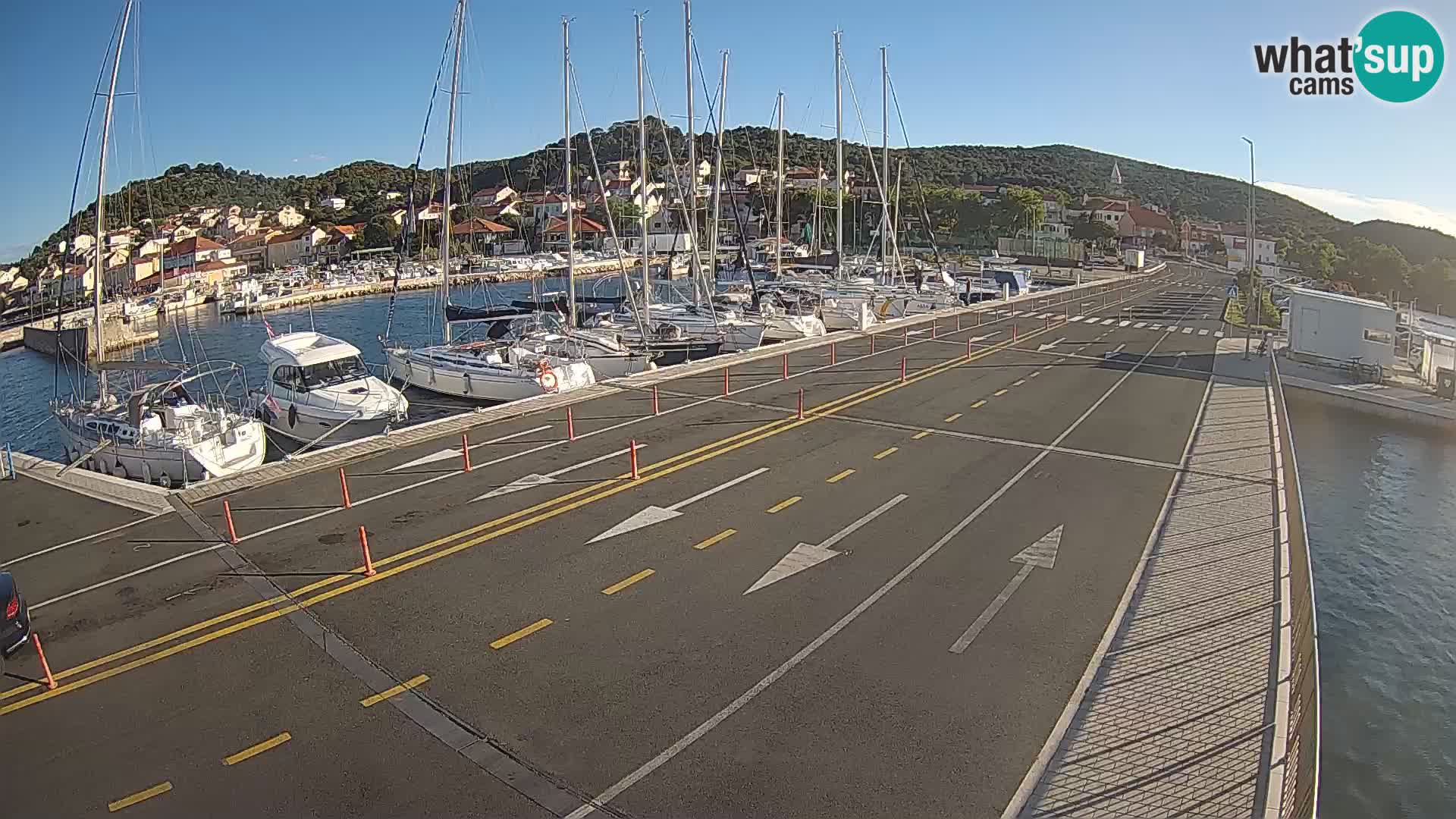 Dalmacia Tkon Transportar- webcams Croacia