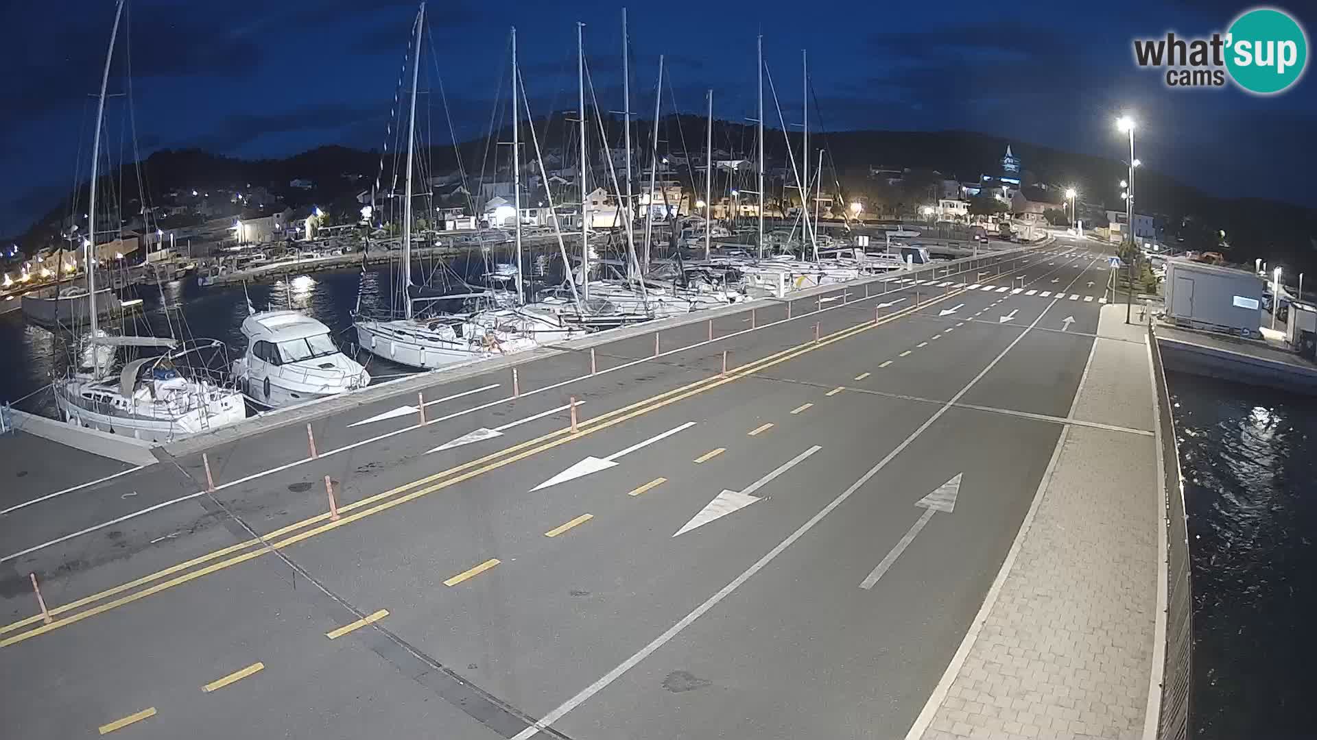Dalmatie Tkon Traversier – webcams Croatie