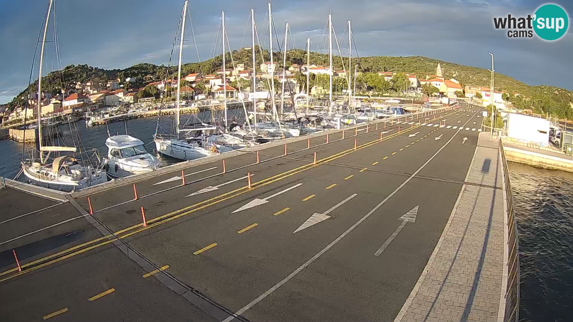 Dalmacia Tkon Transportar- webcams Croacia