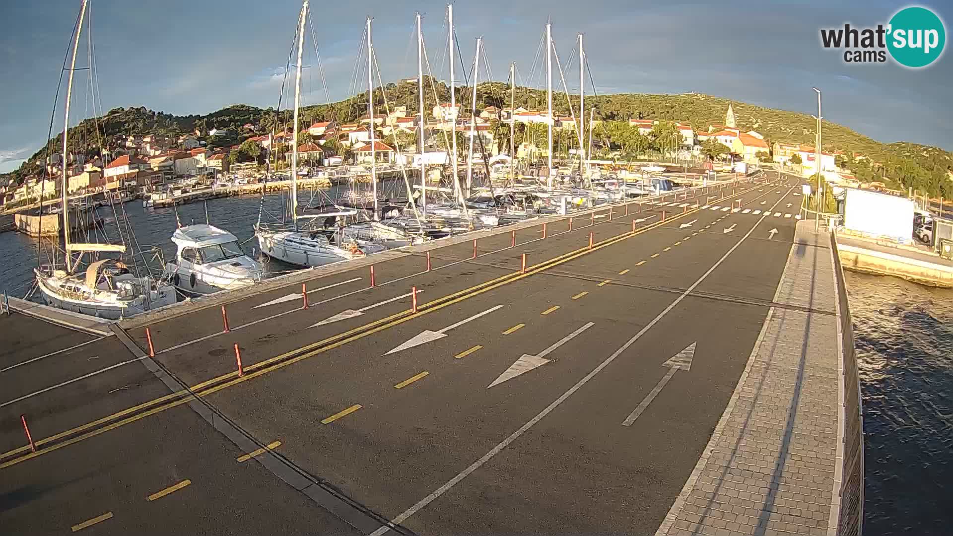 Dalmacija Trajekt Tkon – spletne kamere Hrvaška