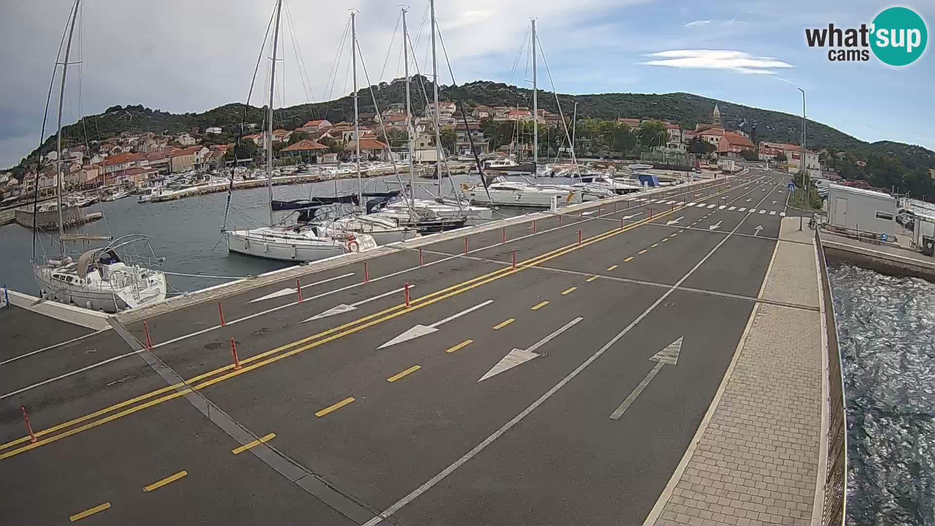 Dalmacia Tkon Transportar- webcams Croacia
