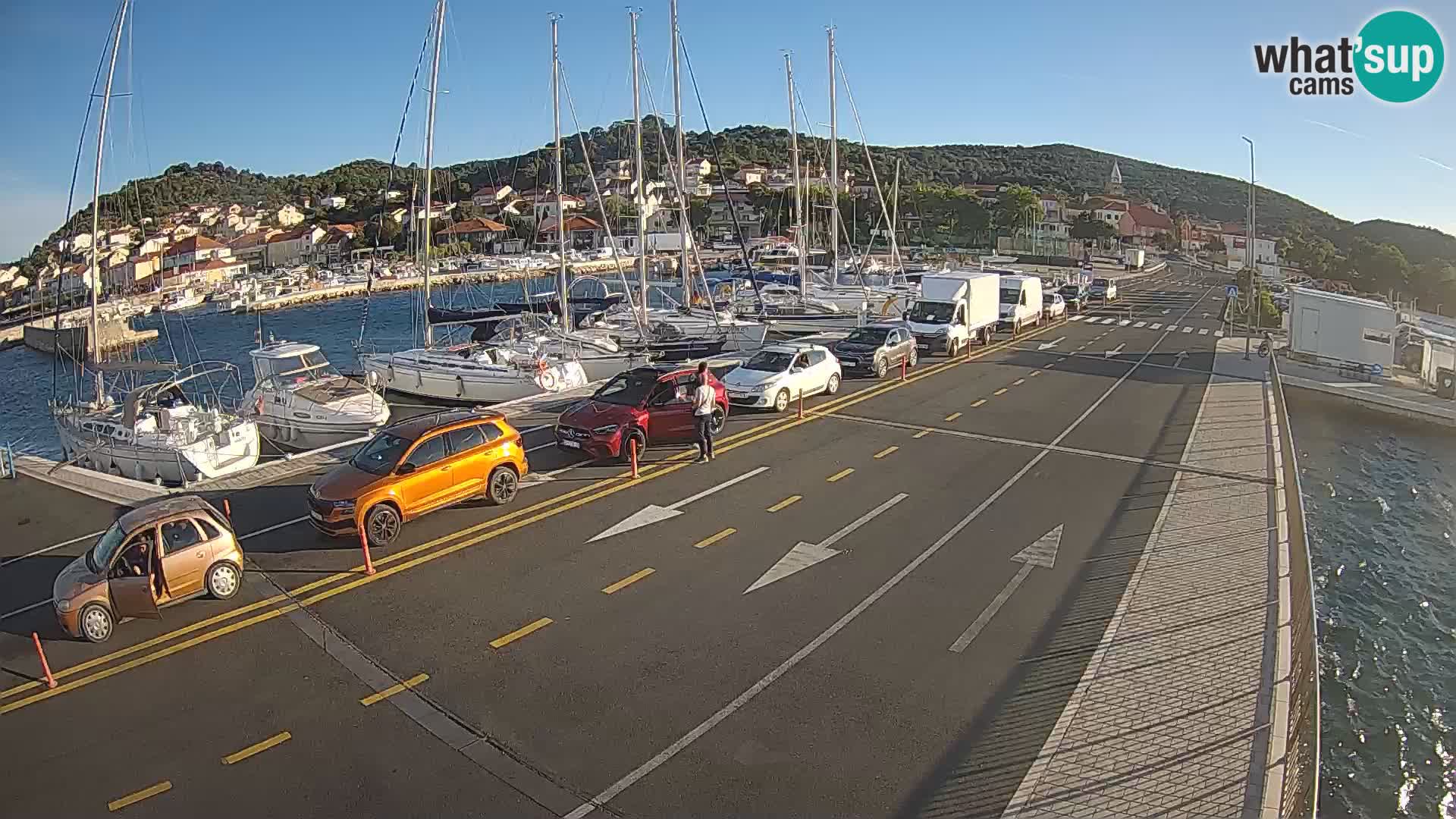 Dalmatien Tkon Fähre – Webcams Kroatien