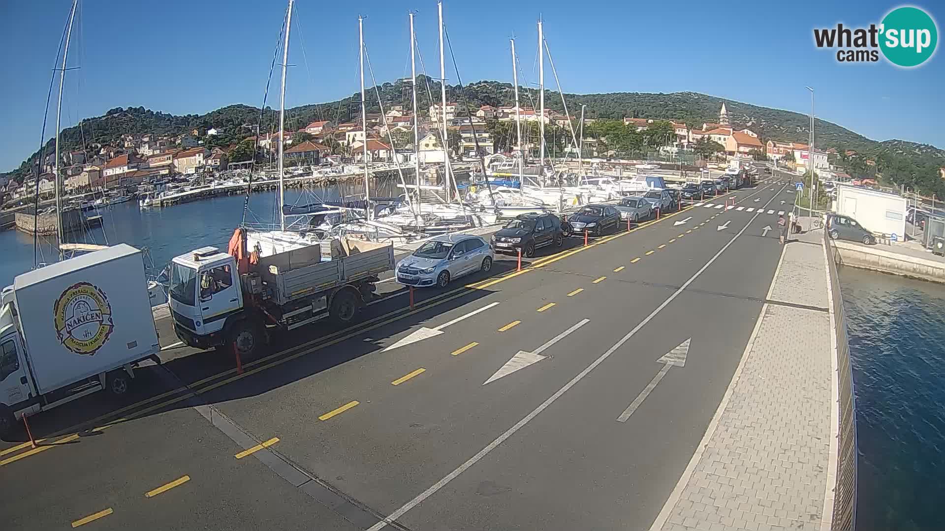 Dalmacia Tkon Transportar- webcams Croacia