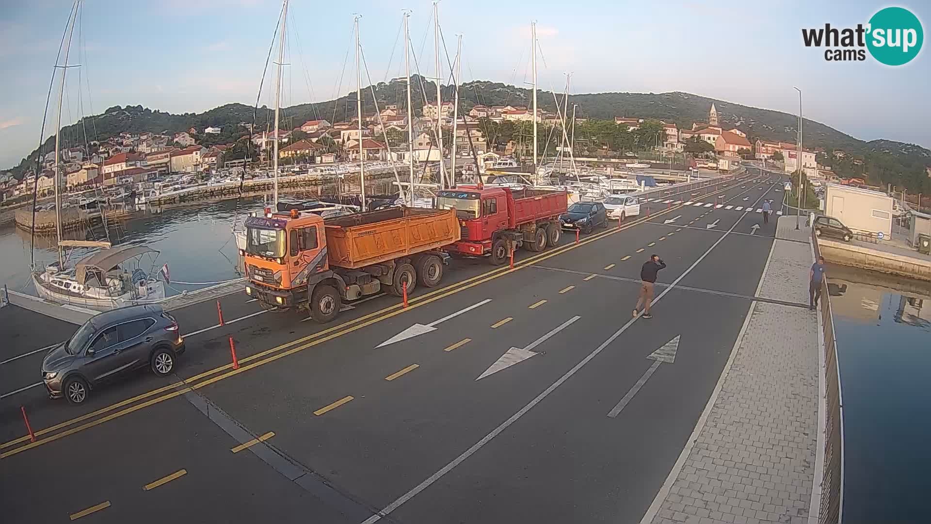 Dalmacia Tkon Transportar- webcams Croacia