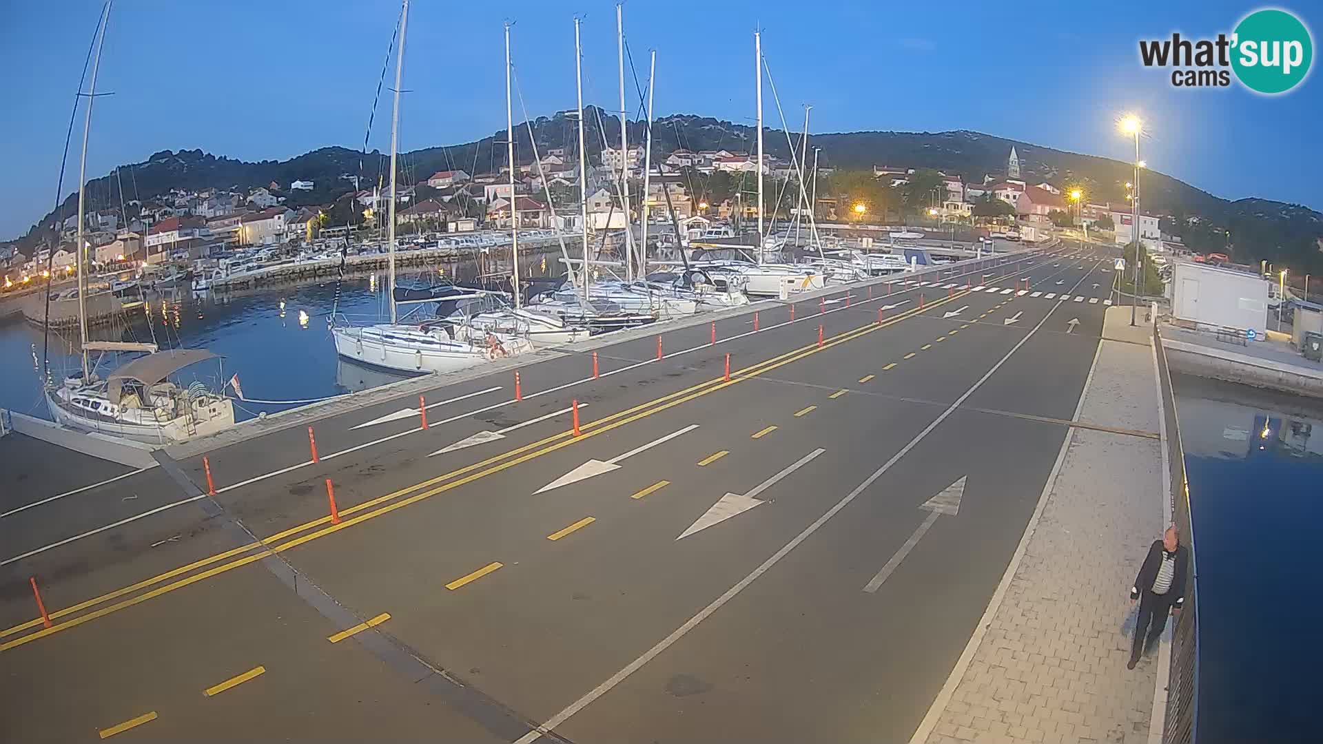Dalmatie Tkon Traversier – webcams Croatie