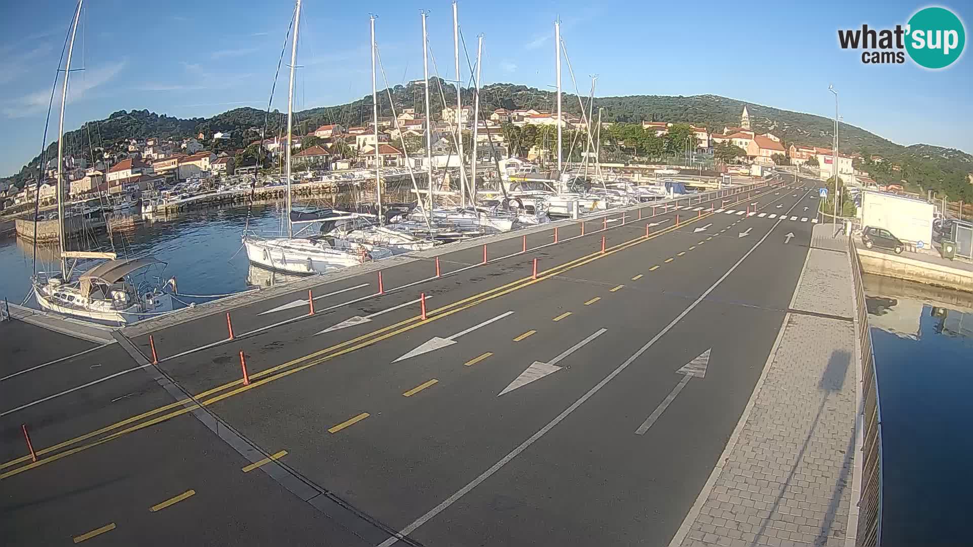Dalmatie Tkon Traversier – webcams Croatie