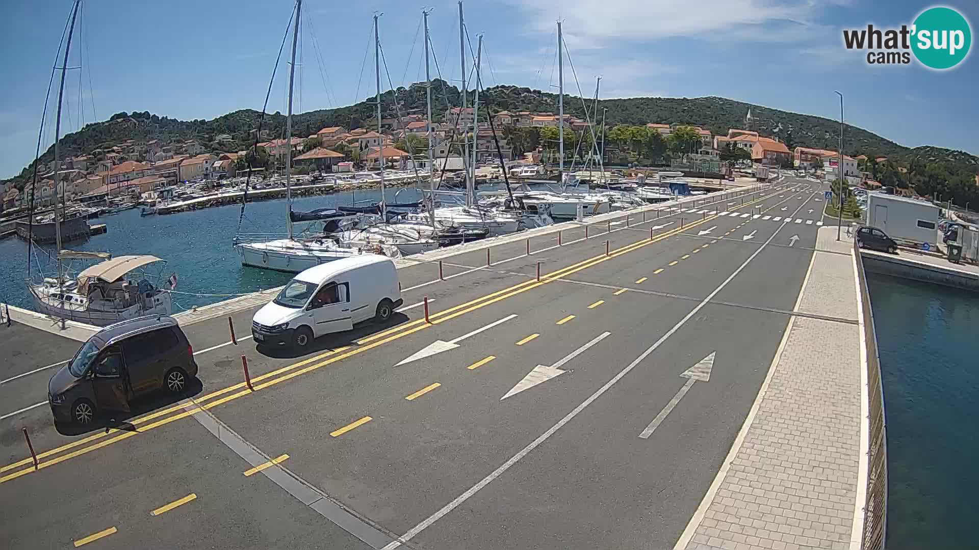Dalmatie Tkon Traversier – webcams Croatie