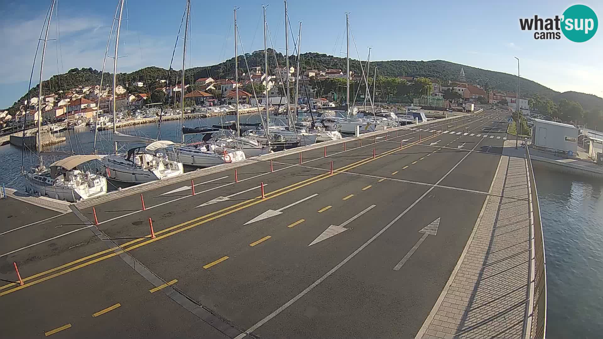 Dalmatie Tkon Traversier – webcams Croatie
