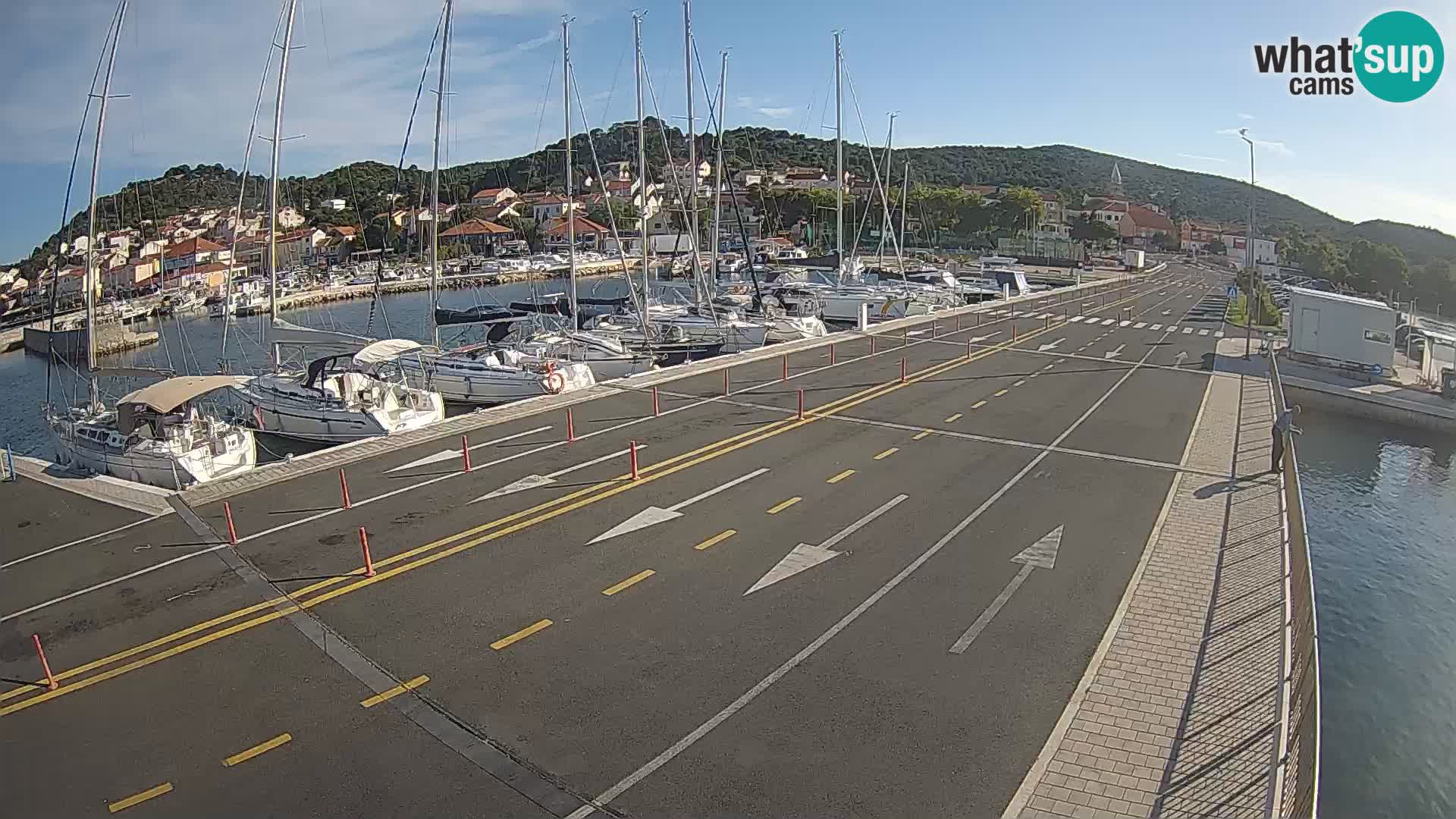 Dalmacia Tkon Transportar- webcams Croacia