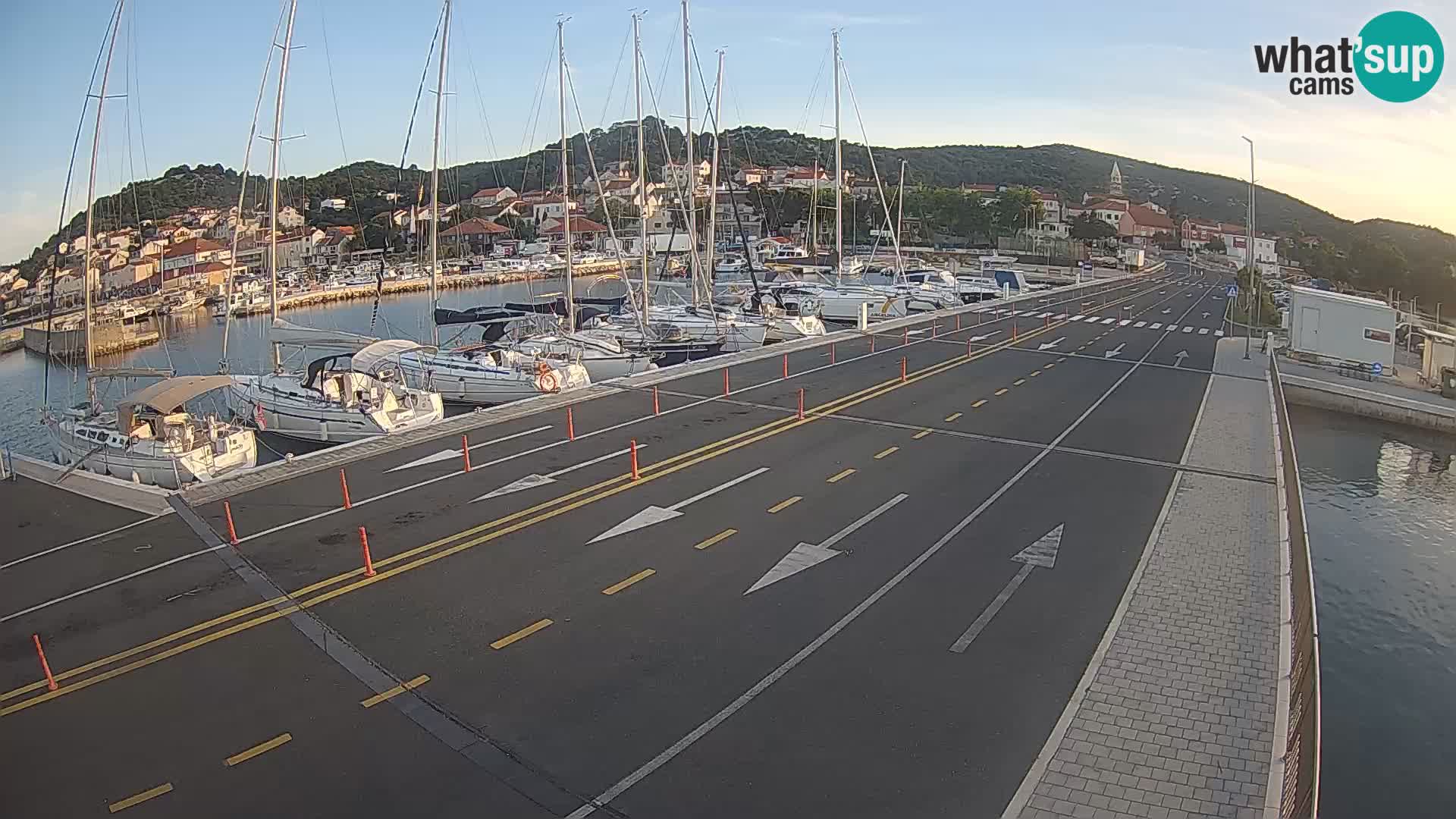 Dalmatie Tkon Traversier – webcams Croatie
