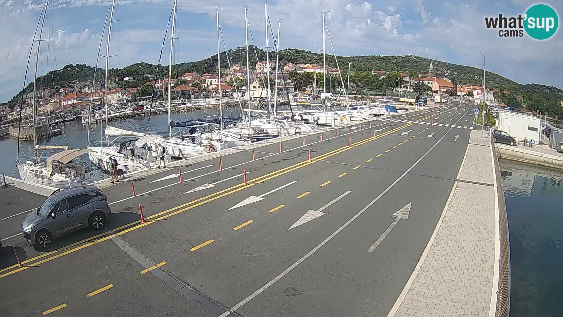 Dalmacia Tkon Transportar- webcams Croacia