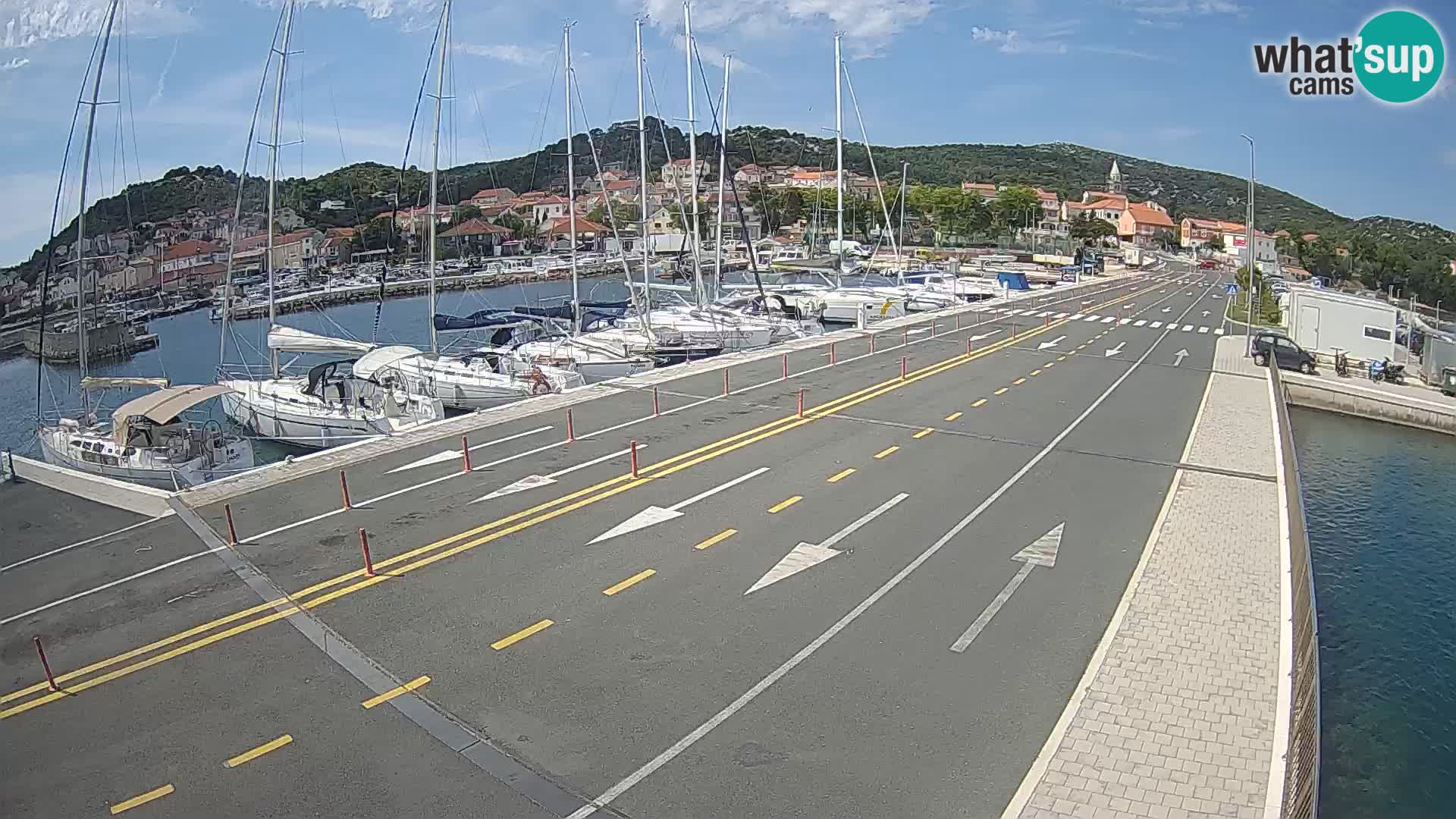 Dalmacija Trajekt Tkon – spletne kamere Hrvaška