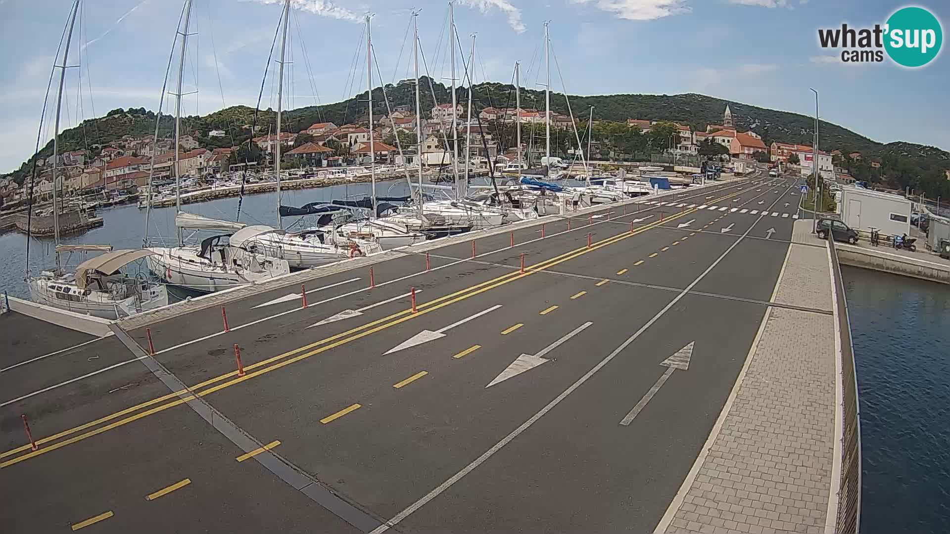 Dalmacia Tkon Transportar- webcams Croacia