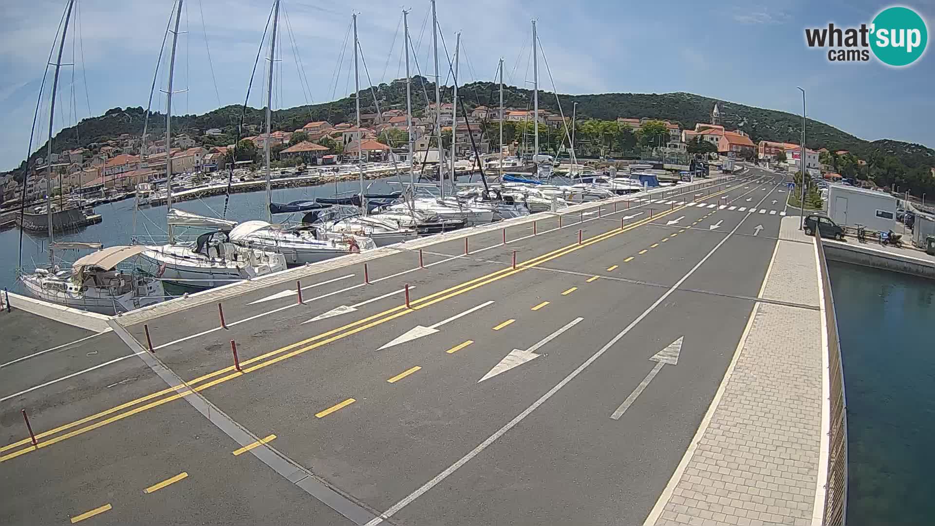 Dalmacia Tkon Transportar- webcams Croacia
