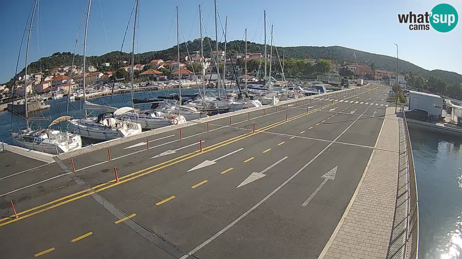 Dalmazia traghetto Tkon – webcam Croazia