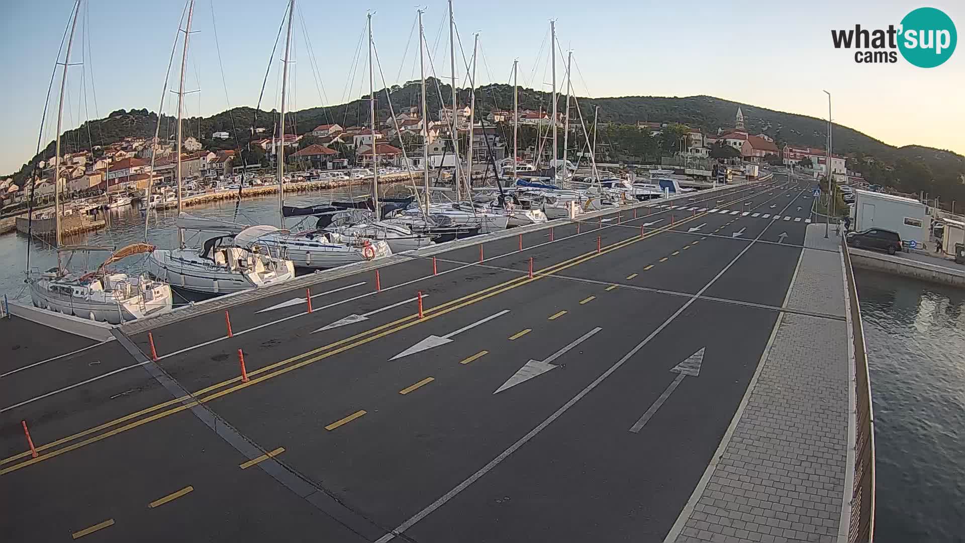 Dalmacia Tkon Transportar- webcams Croacia