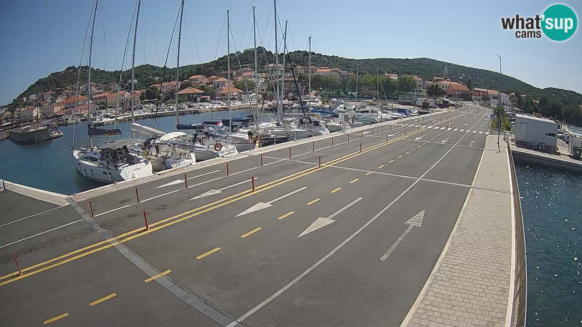 Dalmacija Trajekt Tkon – spletne kamere Hrvaška