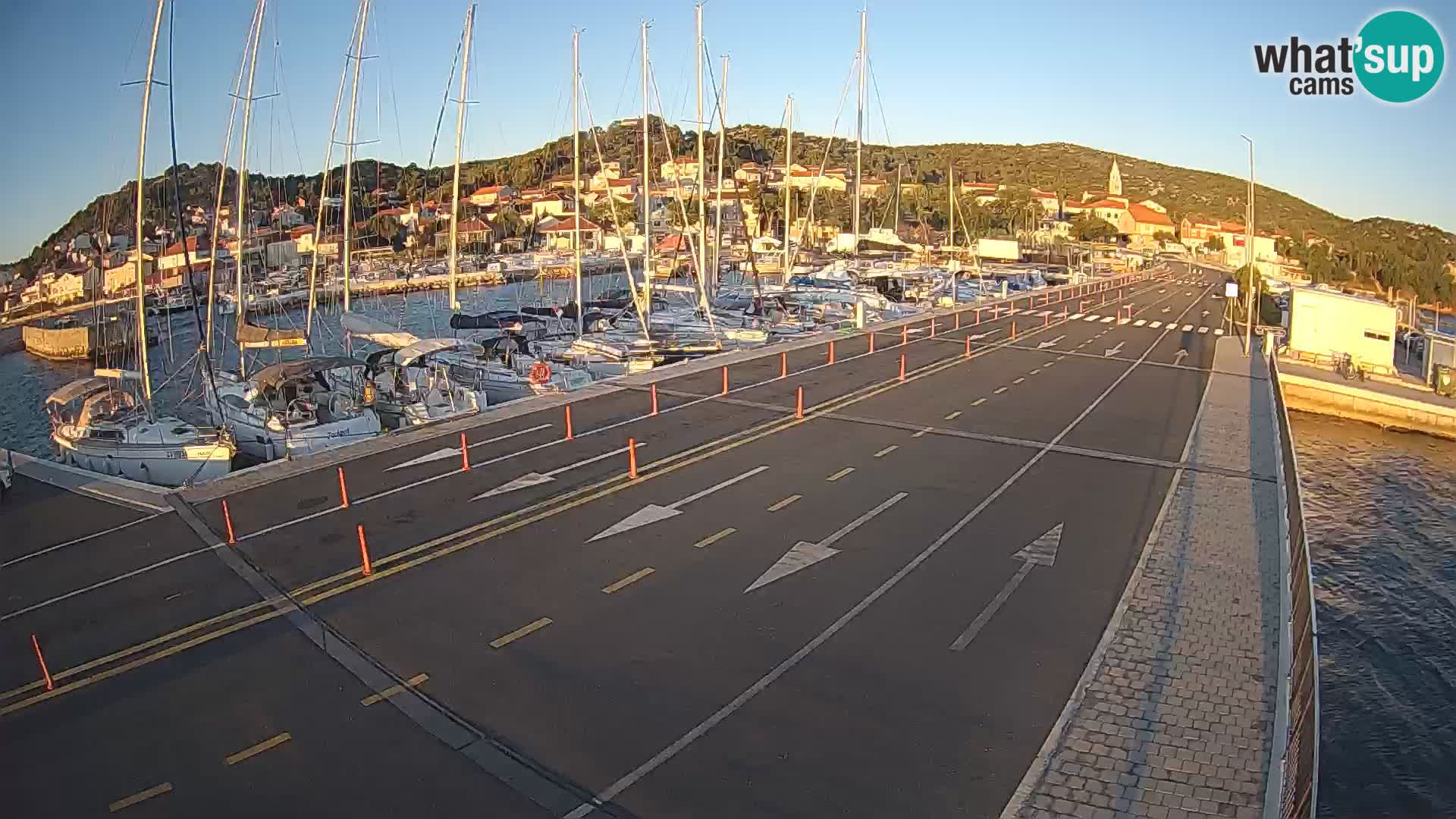 Dalmatia Tkon Ferry – webcams Croatia