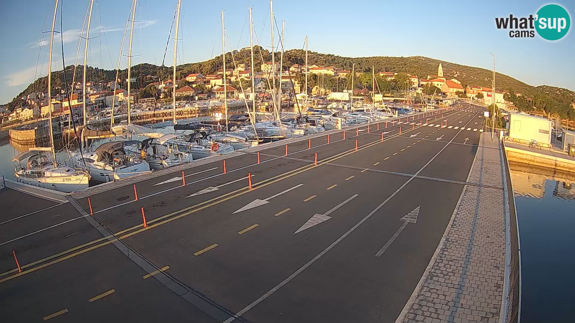 Dalmacia Tkon Transportar- webcams Croacia