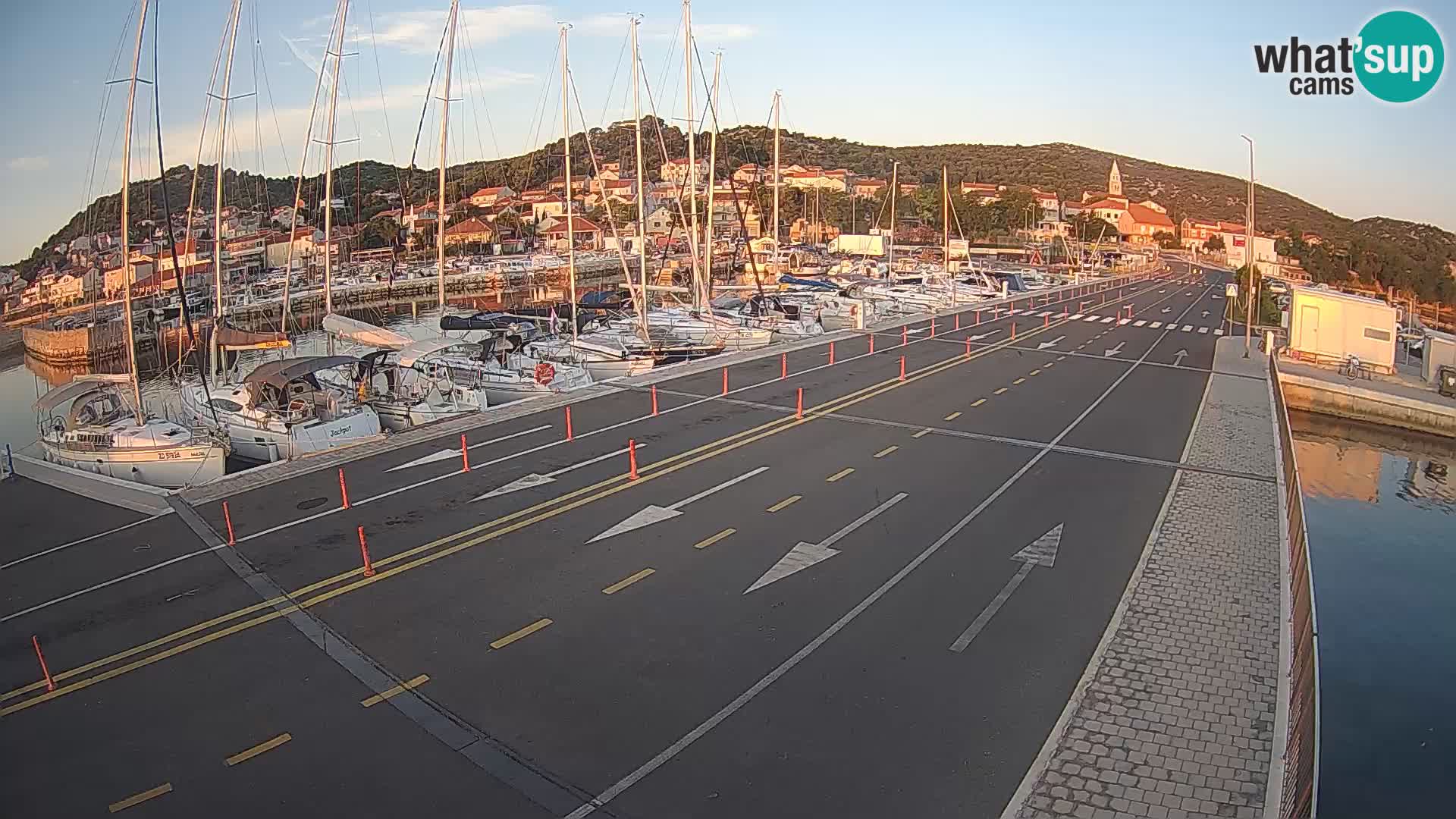 Dalmatie Tkon Traversier – webcams Croatie