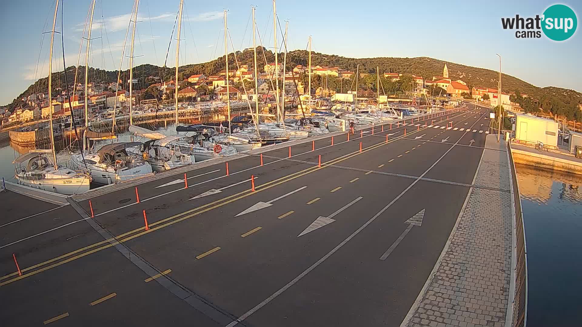 Dalmatie Tkon Traversier – webcams Croatie