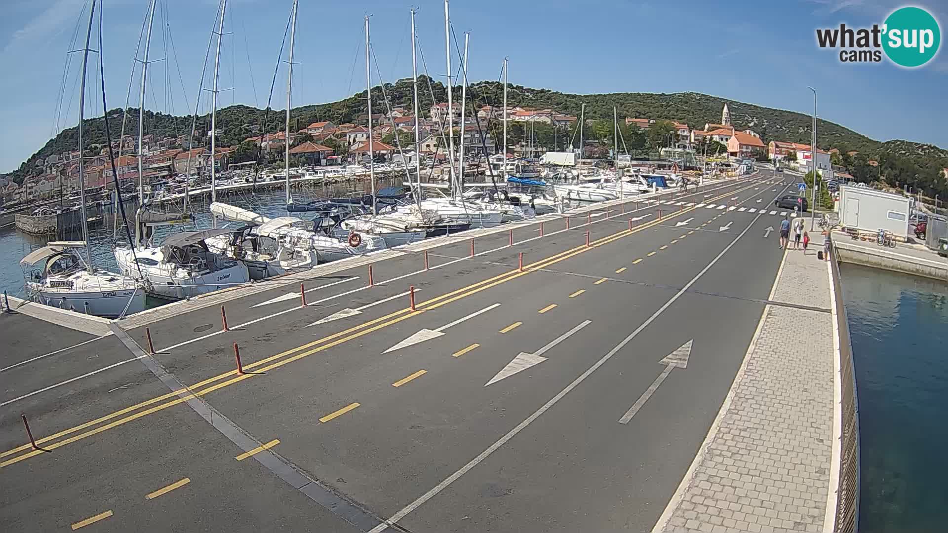 Dalmacia Tkon Transportar- webcams Croacia