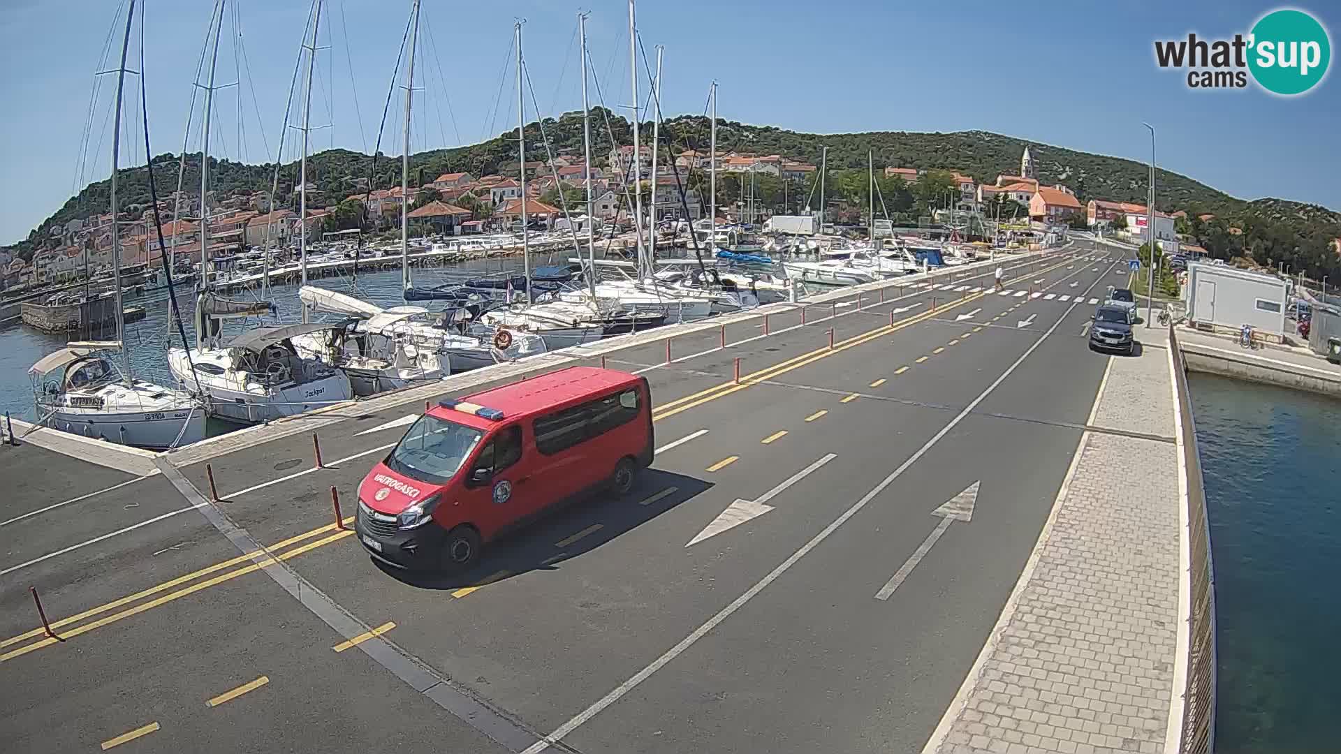 Dalmatie Tkon Traversier – webcams Croatie