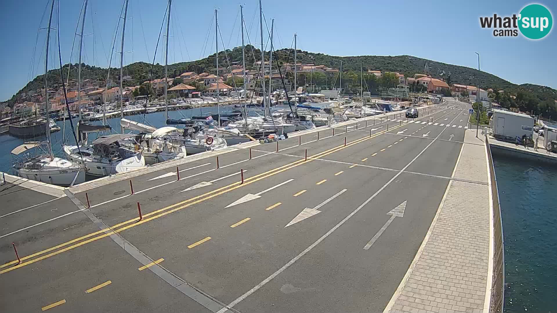 Dalmacia Tkon Transportar- webcams Croacia