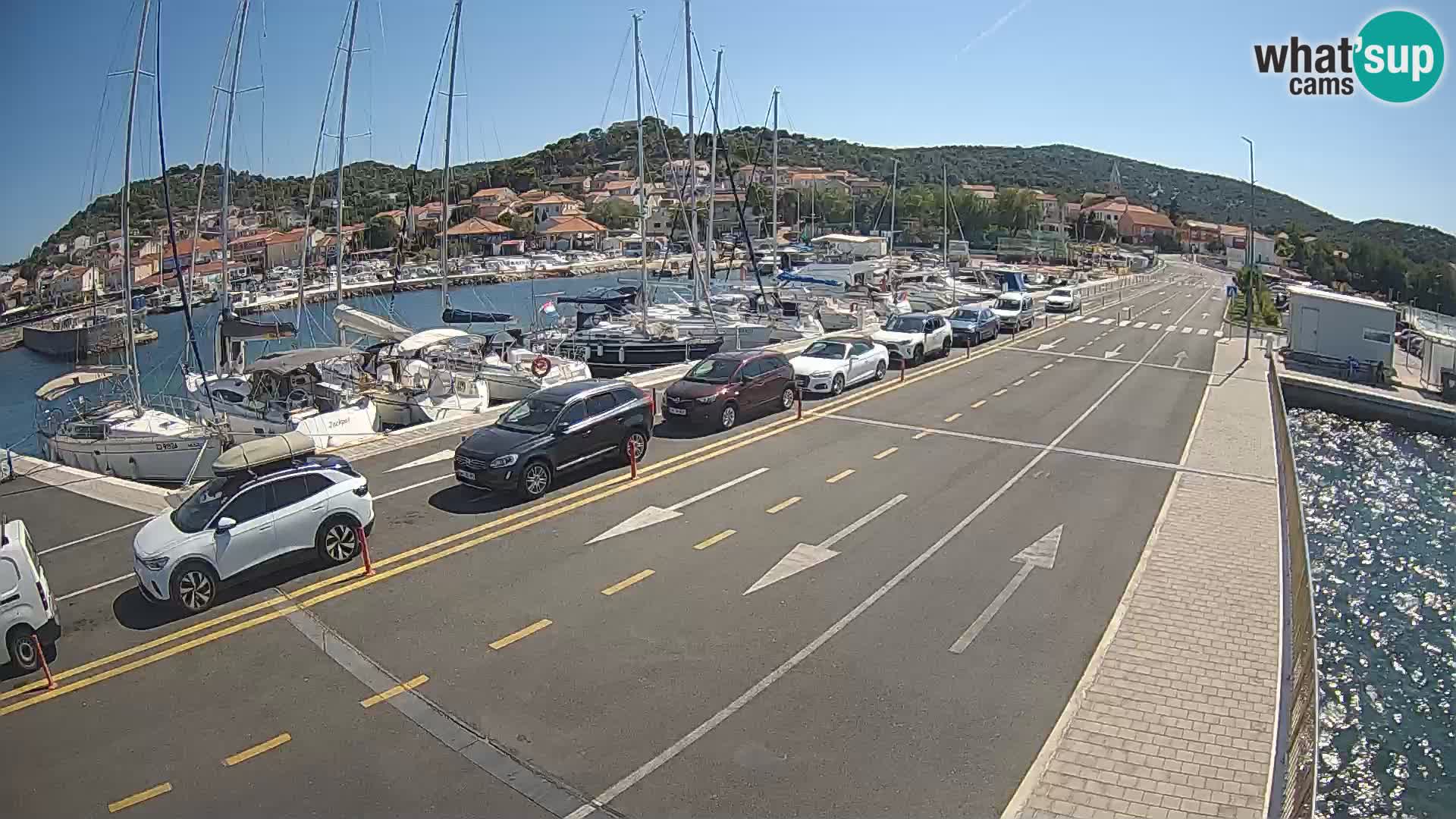 Dalmacia Tkon Transportar- webcams Croacia