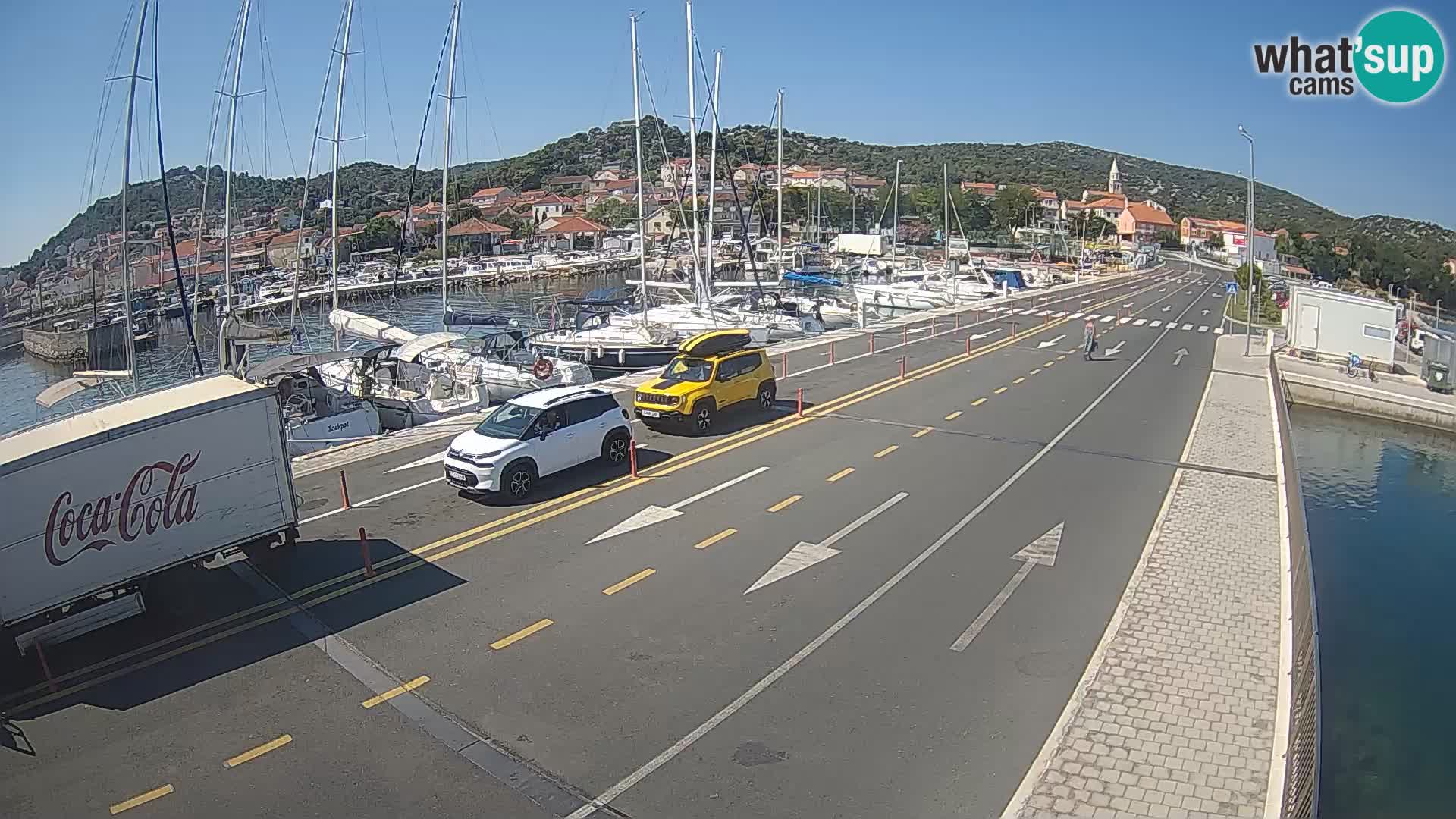 Dalmazia traghetto Tkon – webcam Croazia