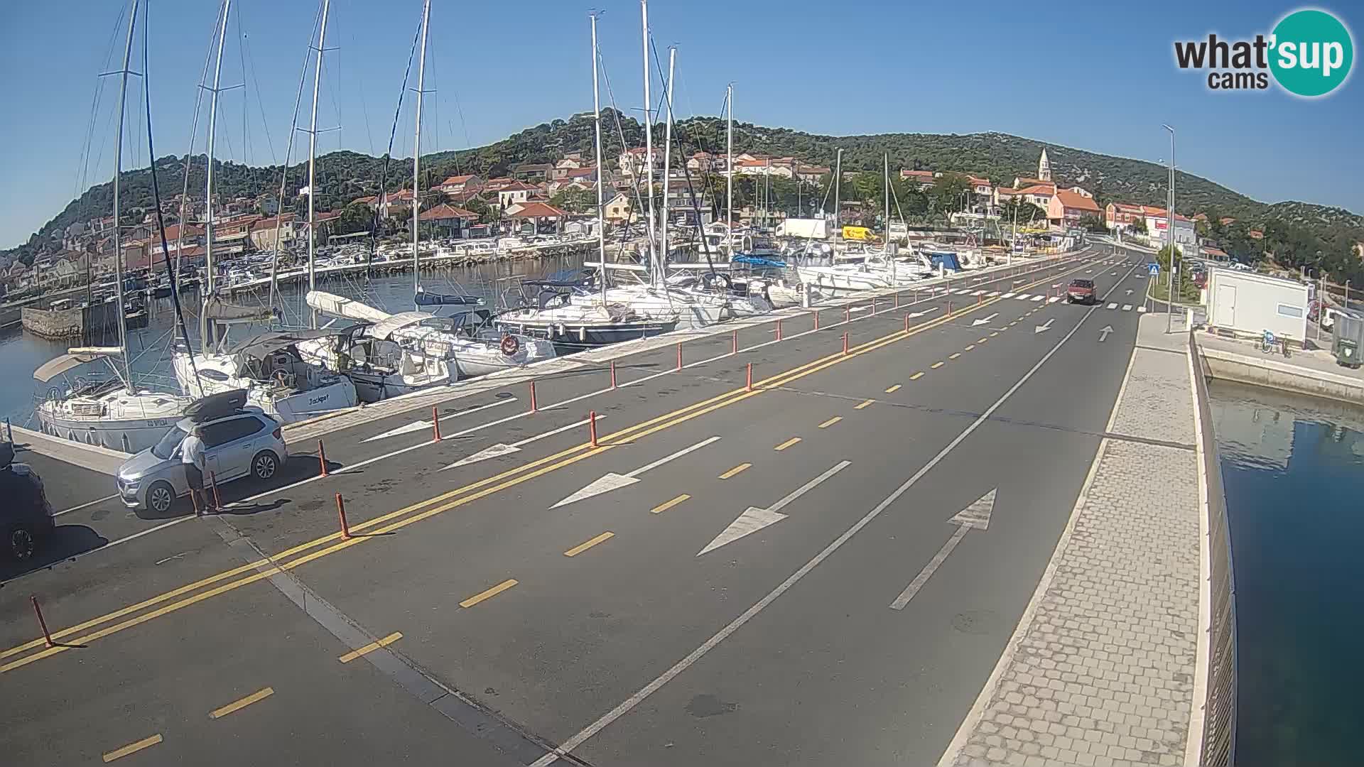 Dalmacia Tkon Transportar- webcams Croacia