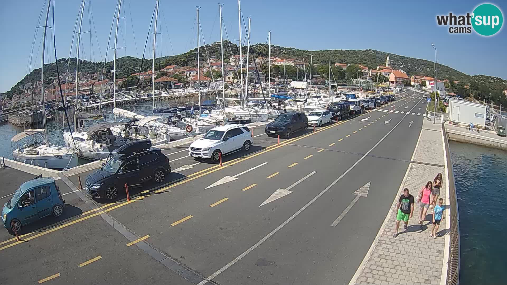 Dalmacia Tkon Transportar- webcams Croacia