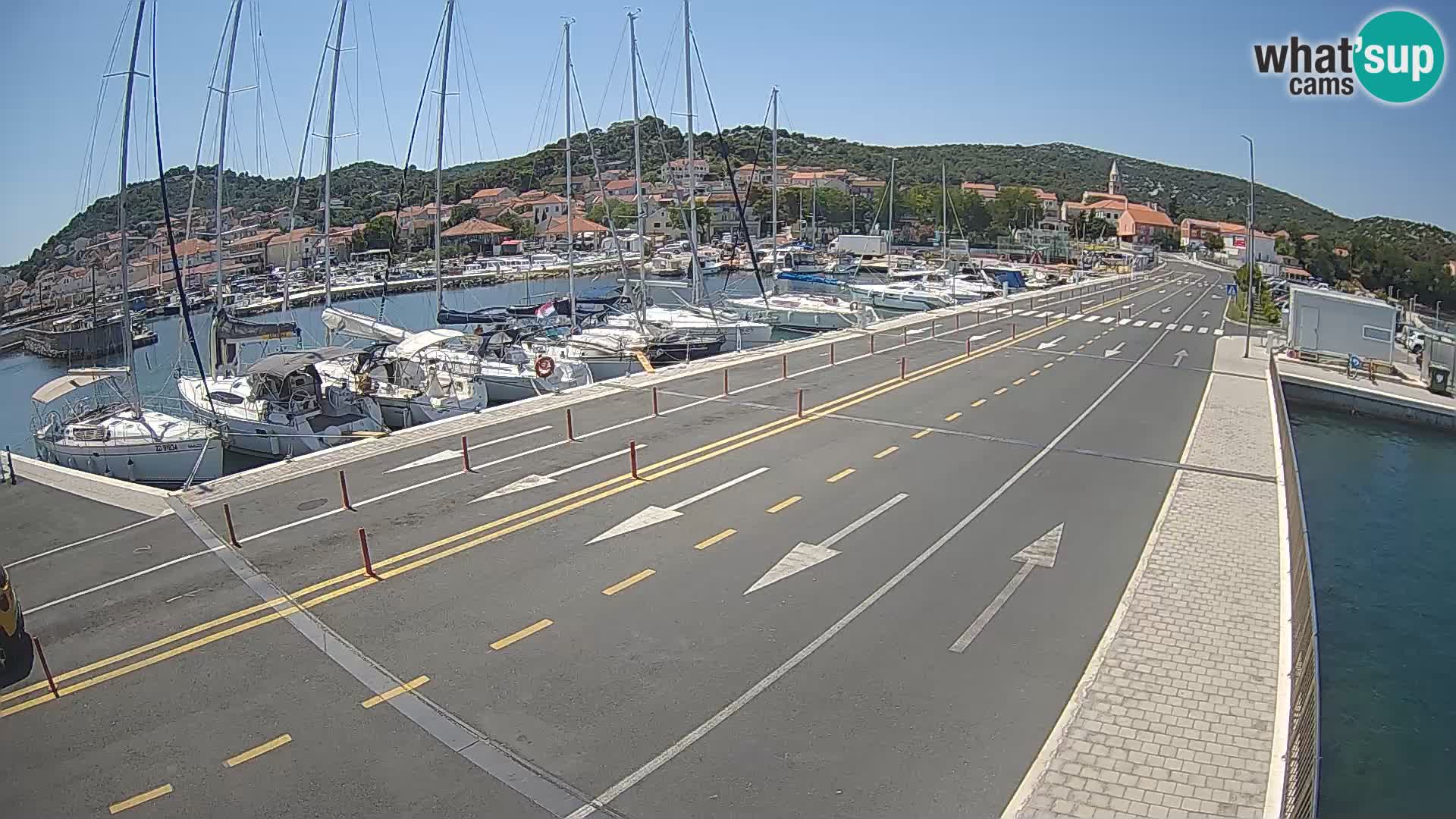 Dalmatia Tkon Ferry – webcams Croatia