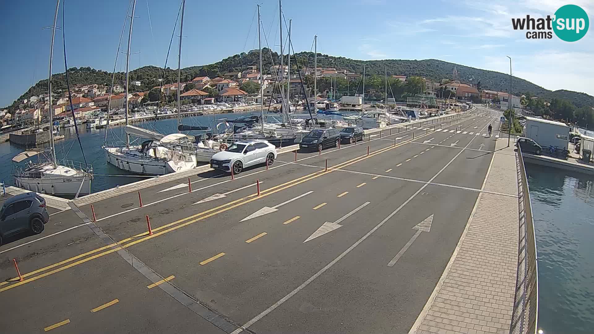 Dalmatie Tkon Traversier – webcams Croatie